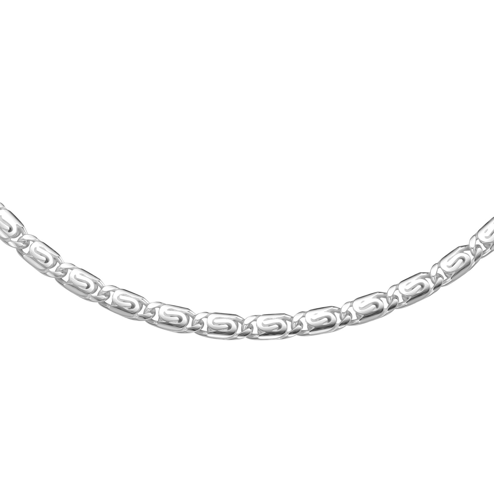 Smart Jewel Silberkette »S-Panzerkette massiv, Silber 925«