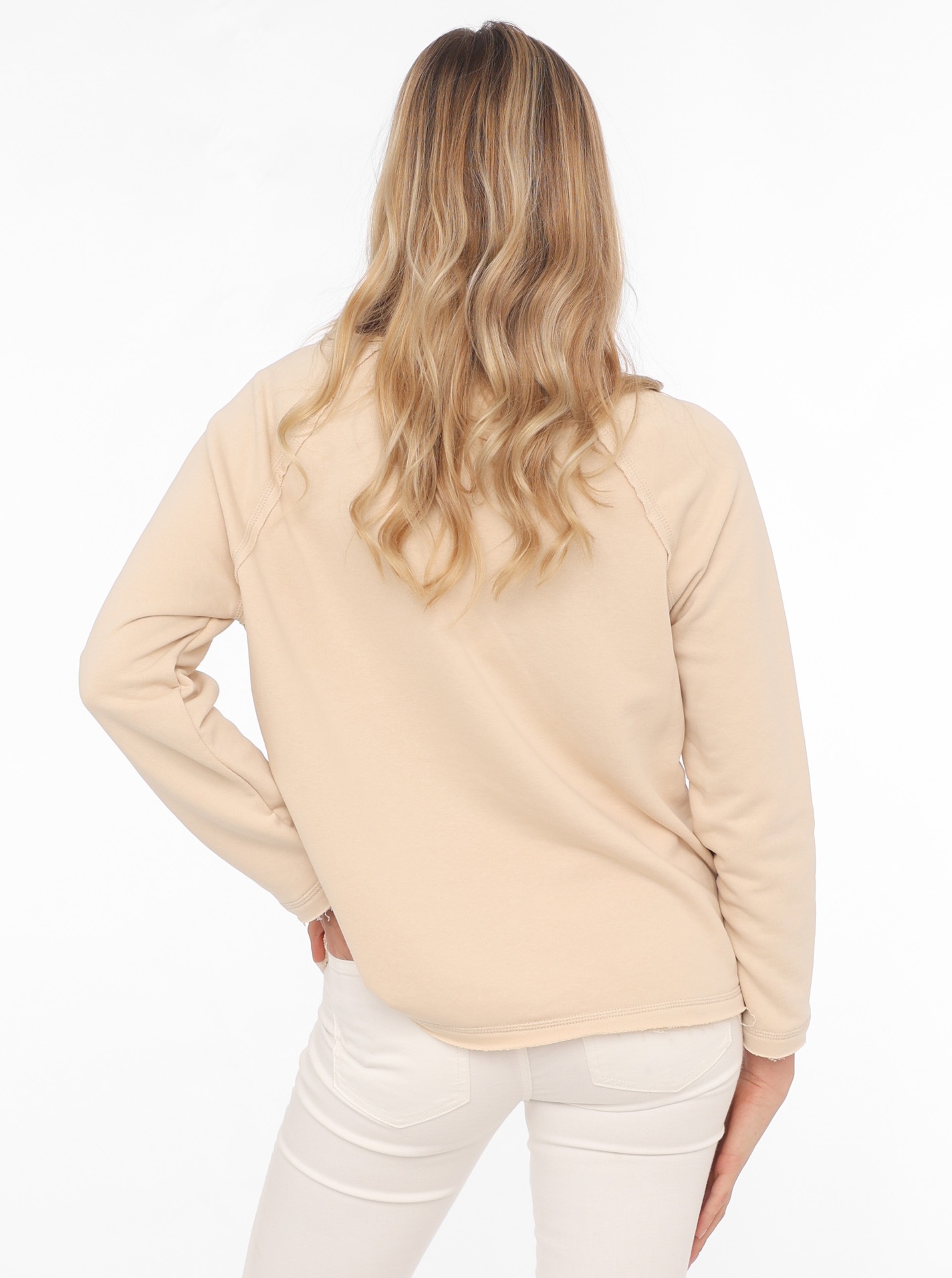 Zwillingsherz Sweatshirt »"Wild Side Of Life"«, mit Used-Look Kanten und farbiger Stickerei