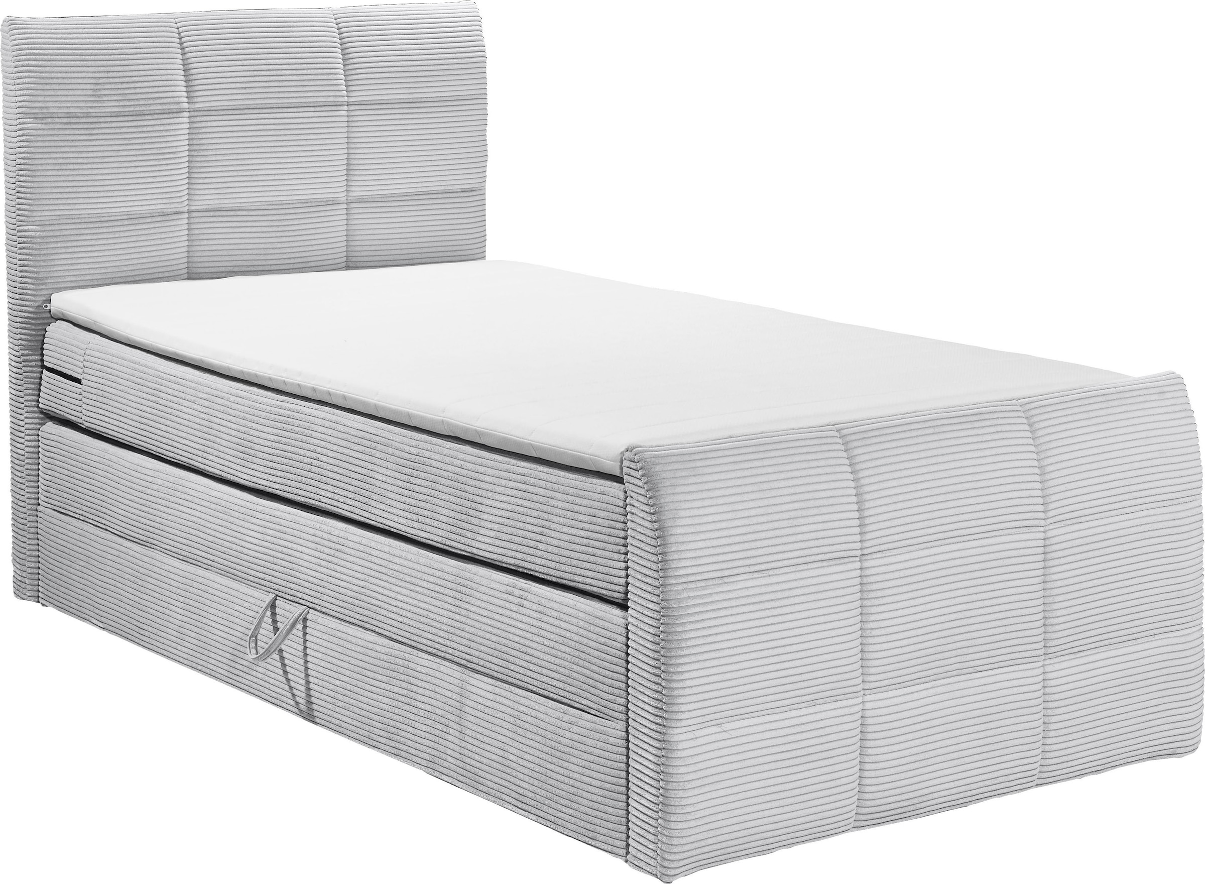 ED EXCITING DESIGN Boxspringbett »Bolivia«, harte Seite mit Kokosmatte, weiche Seite mit Filzabdeckung