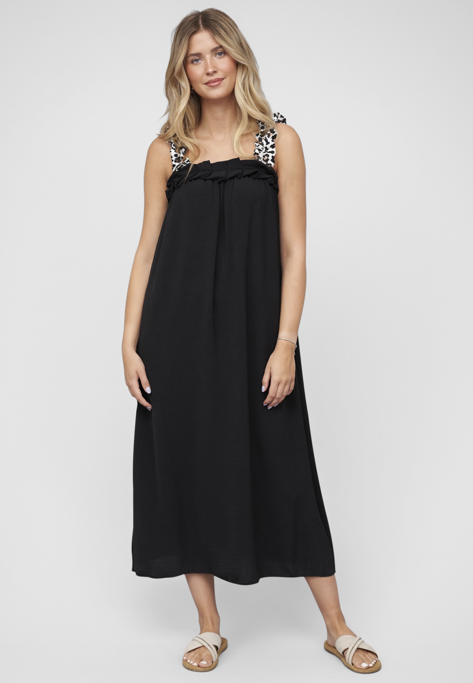 CLOUD 5IVE Shirtkleid »CLOUD 5IVE A-Line Dress with leo print straps« 1 Stk. tlg.