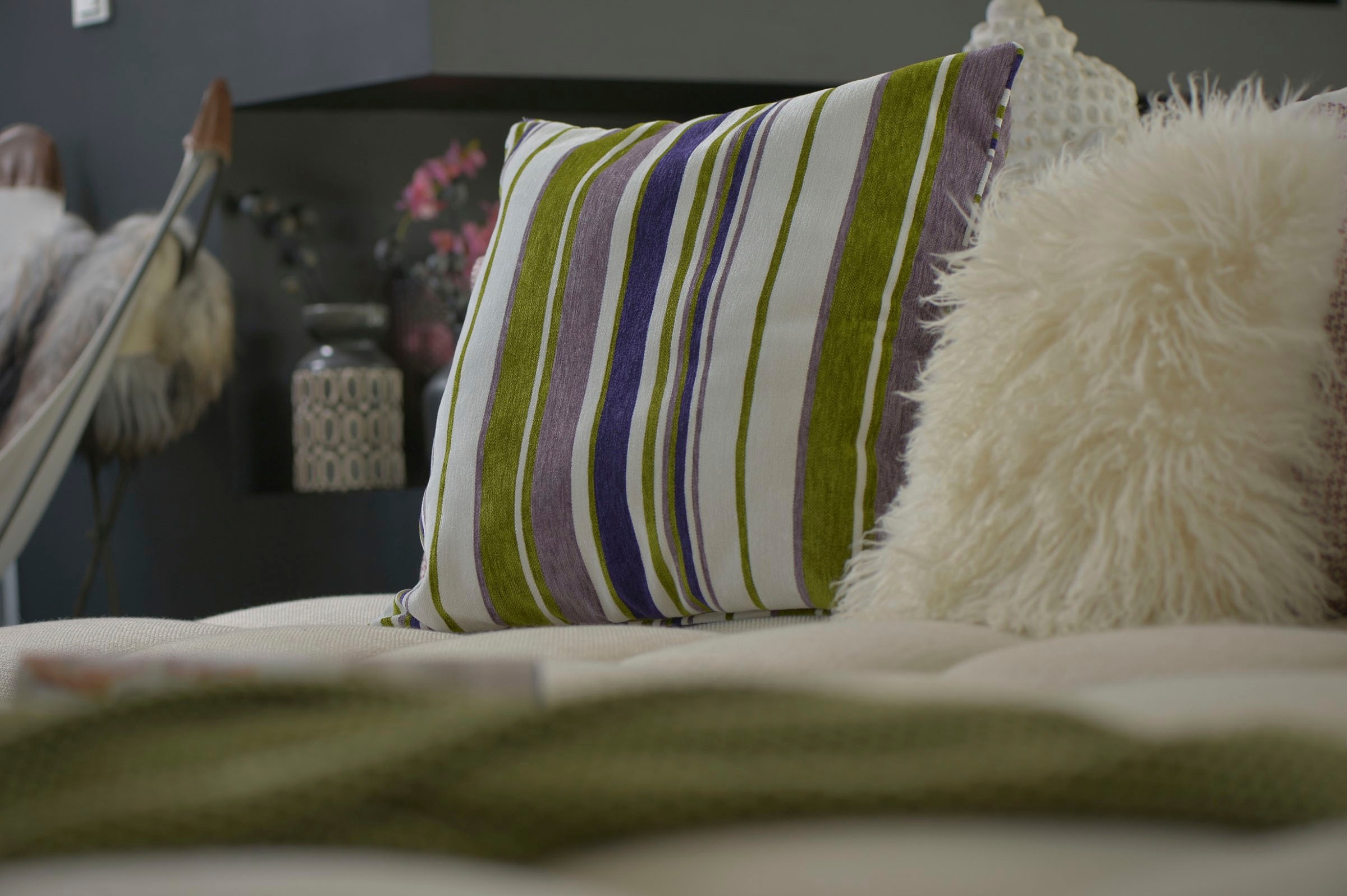 H.O.C.K. Dekokissen »Bobetta« Kissenhülle mit Füllung, 1 Stück