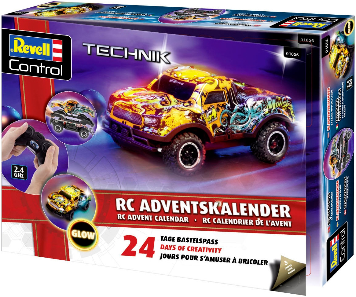Revell® Spielzeug-Adventskalender »Christmas Driver, ferngesteuertes RC Auto zum Selberbauen«, ab 6 Jahren