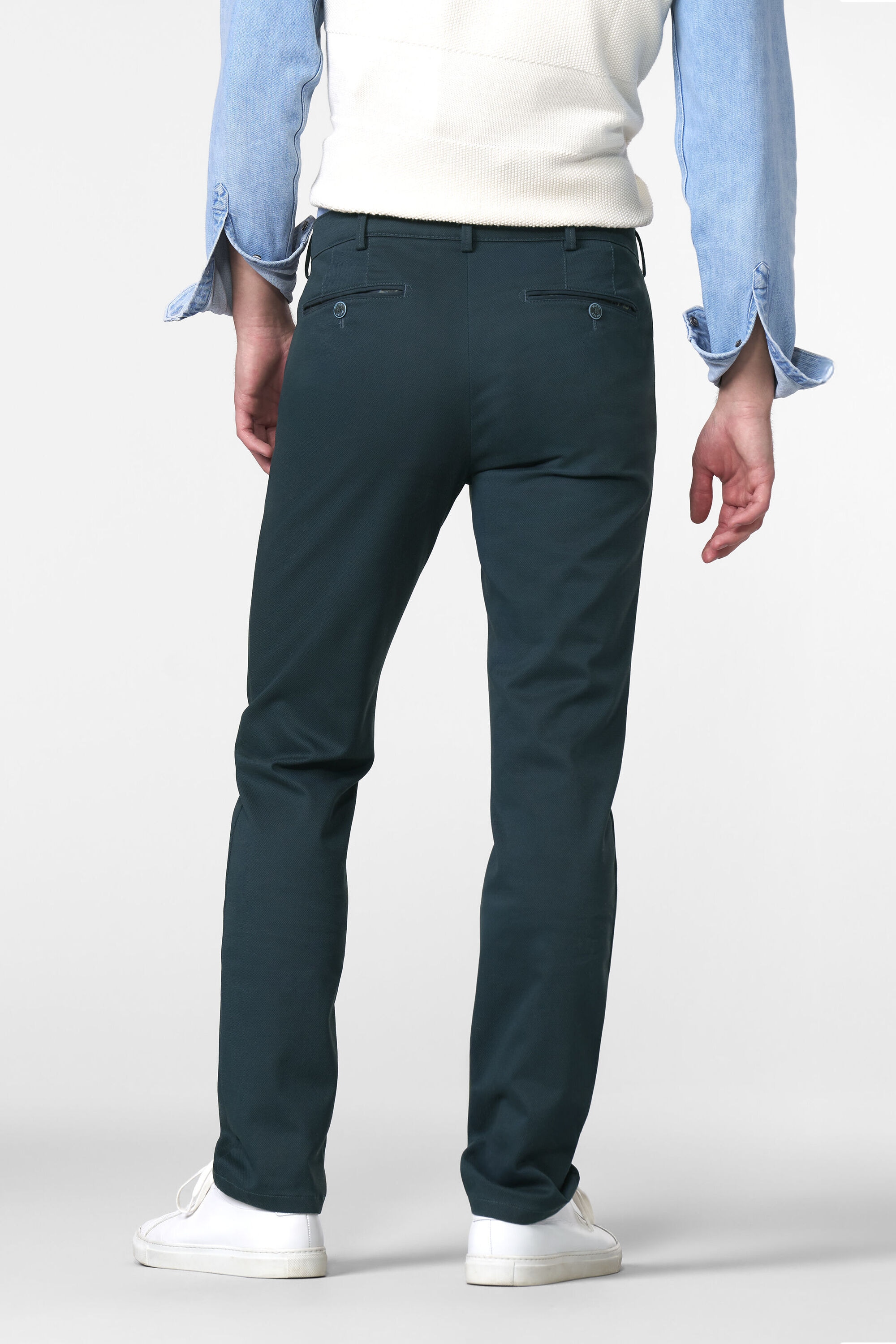 MEYER Chinos »BONN«, mit Micro Print