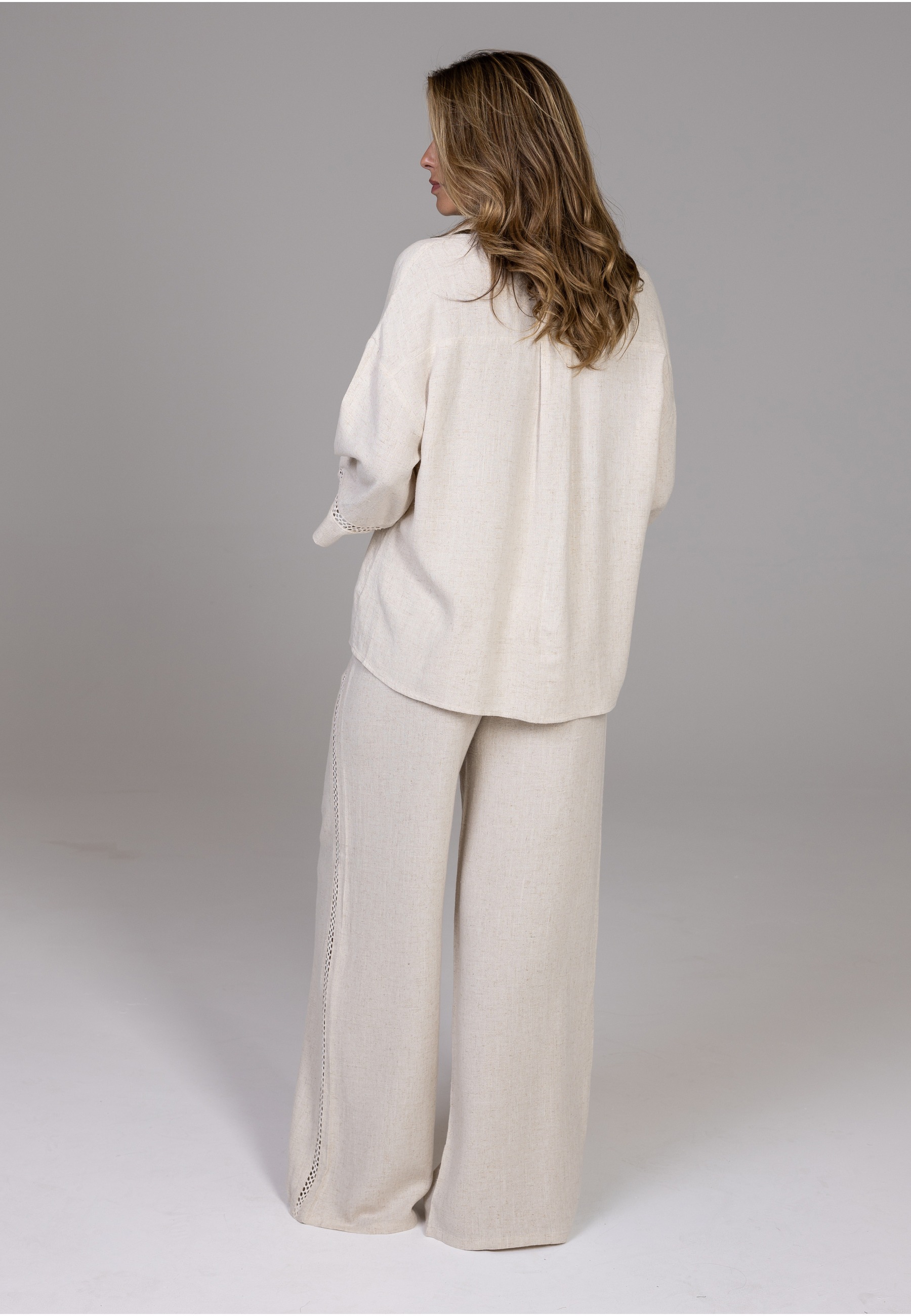 ESTELOU Trainingshose »ESTELOU Linen Patter Pants«