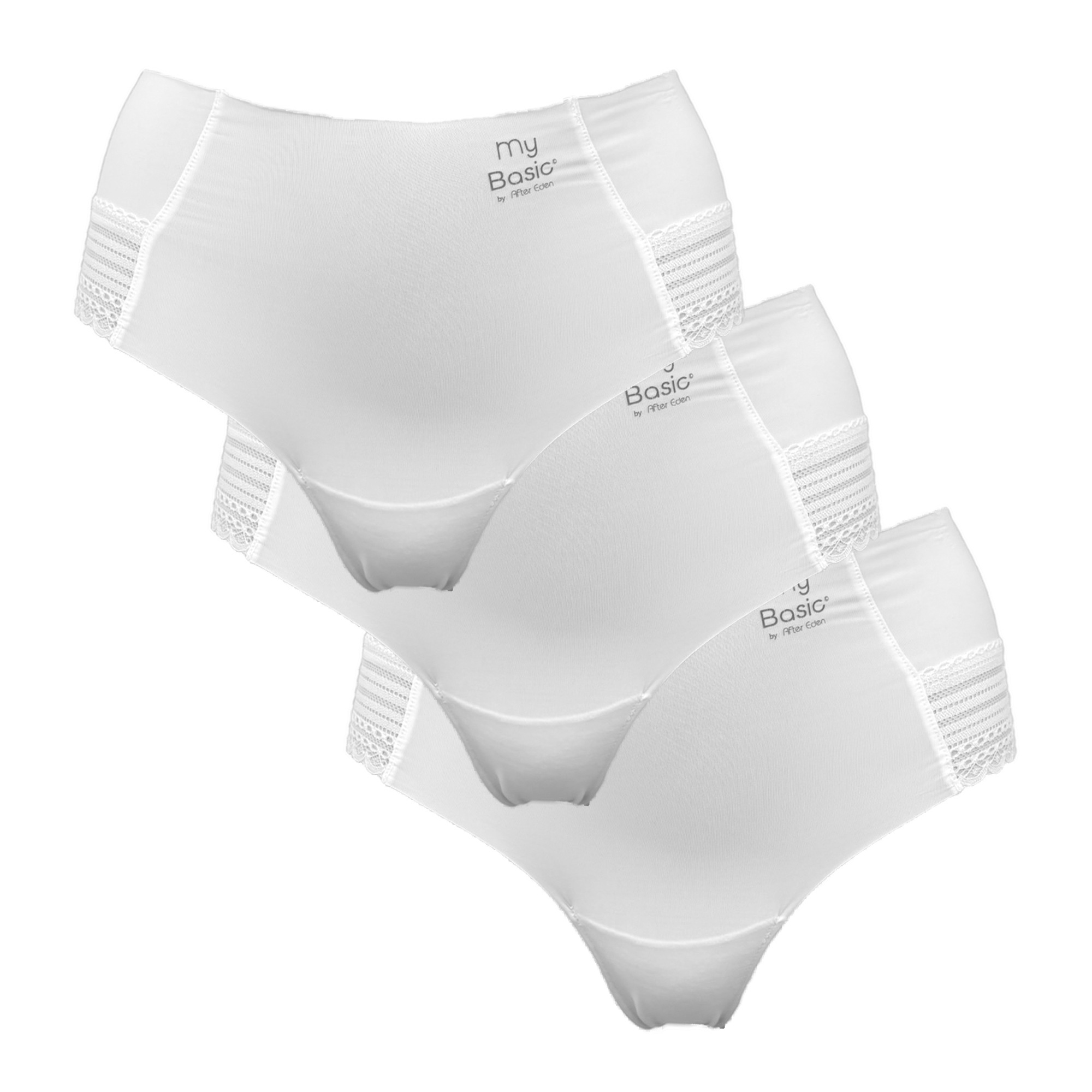 My Basic Hipster "Free cut hipster" 3er Pack, feminin, elastisch, bequem, w günstig online kaufen