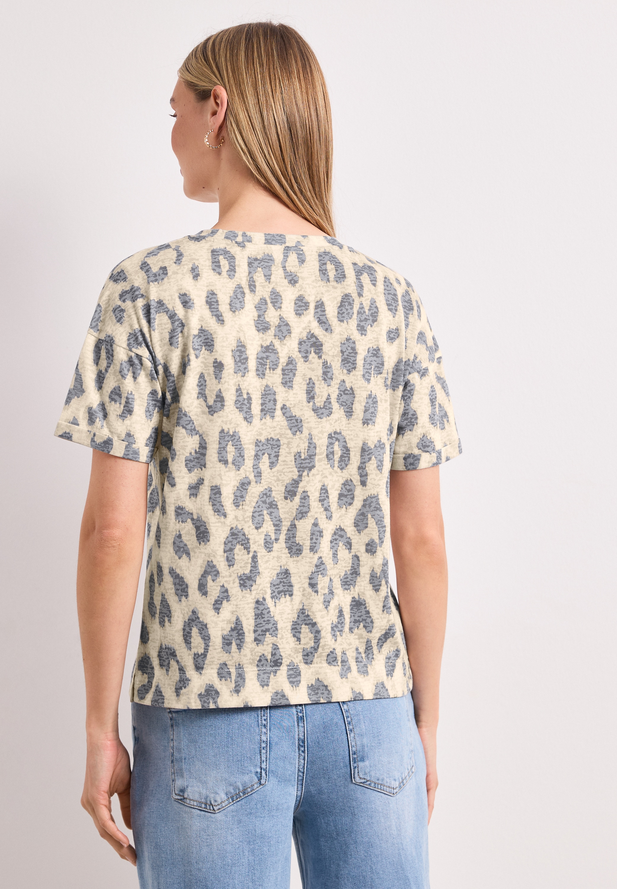 STREET ONE T-Shirt mit Rundhalsausschnitt