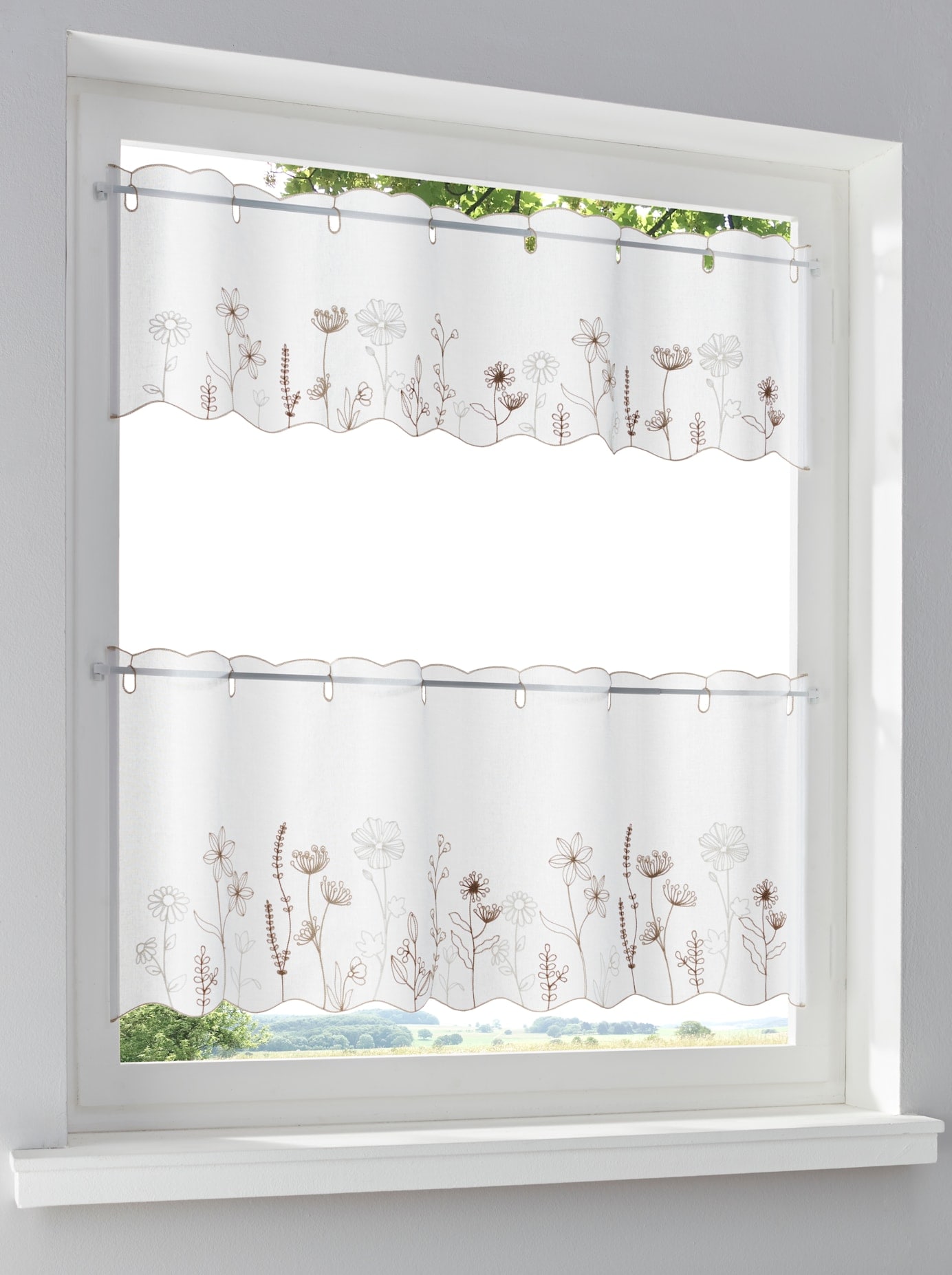heine home Querbehang Stangendurchzug 1 Stk. tlg.