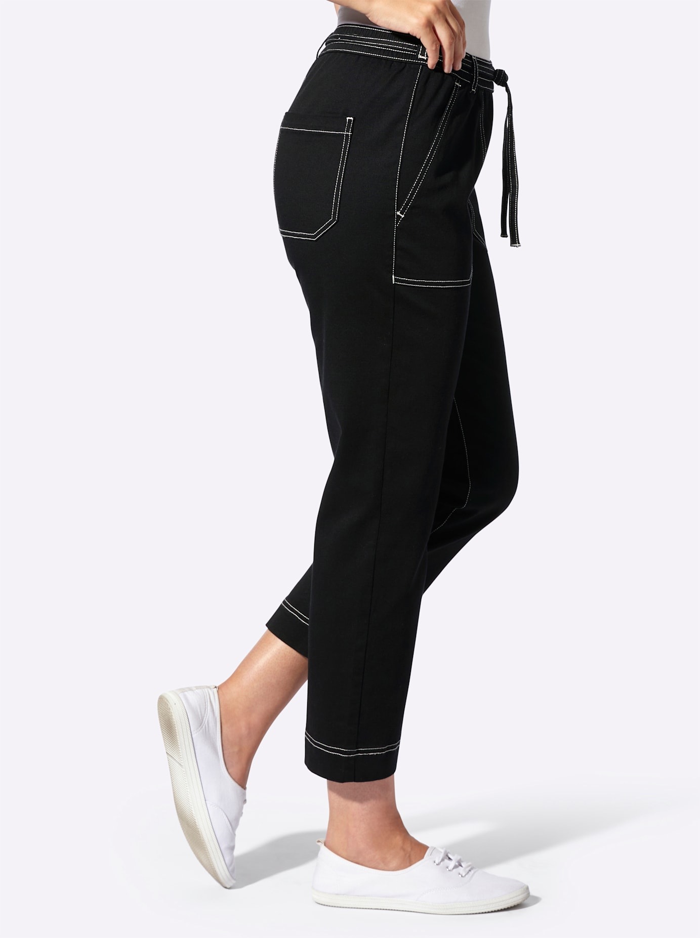Classic Basics 7/8 Jeans Women Black 20 3