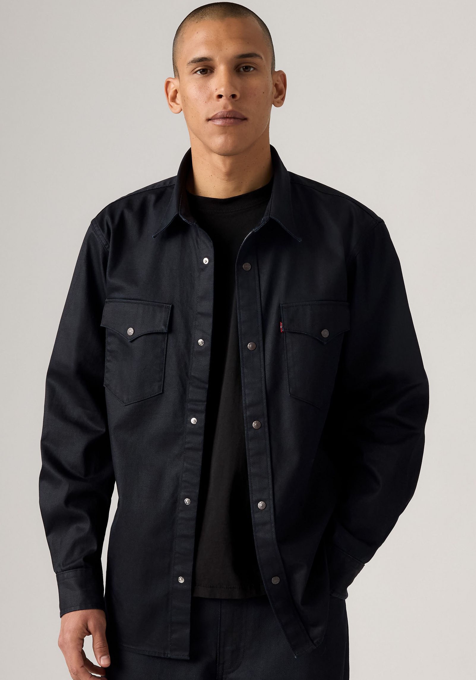 Levis Jeanshemd "RELAXED FIT WESTERN", im Western-Stil günstig online kaufen
