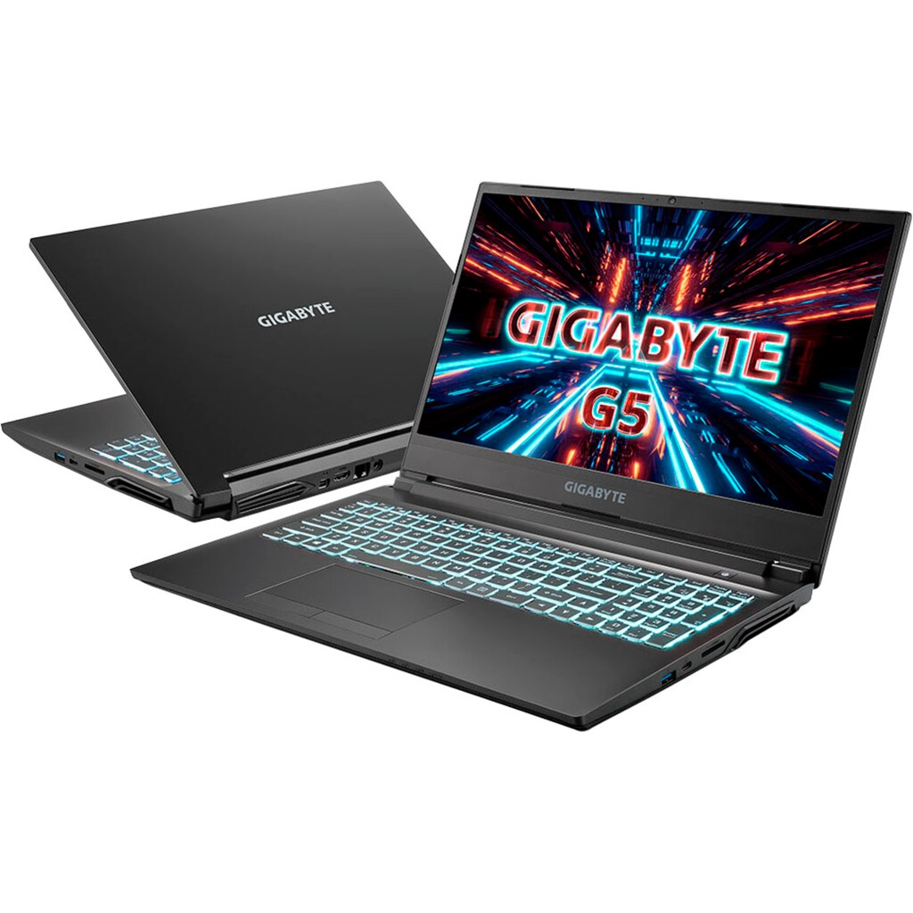 Gigabyte Gaming-Notebook »G5 GD-51DE123SD«, 39,62 cm, / 15,6 Zoll, Intel, Core i5, GeForce RTX 3050, 512 GB SSD