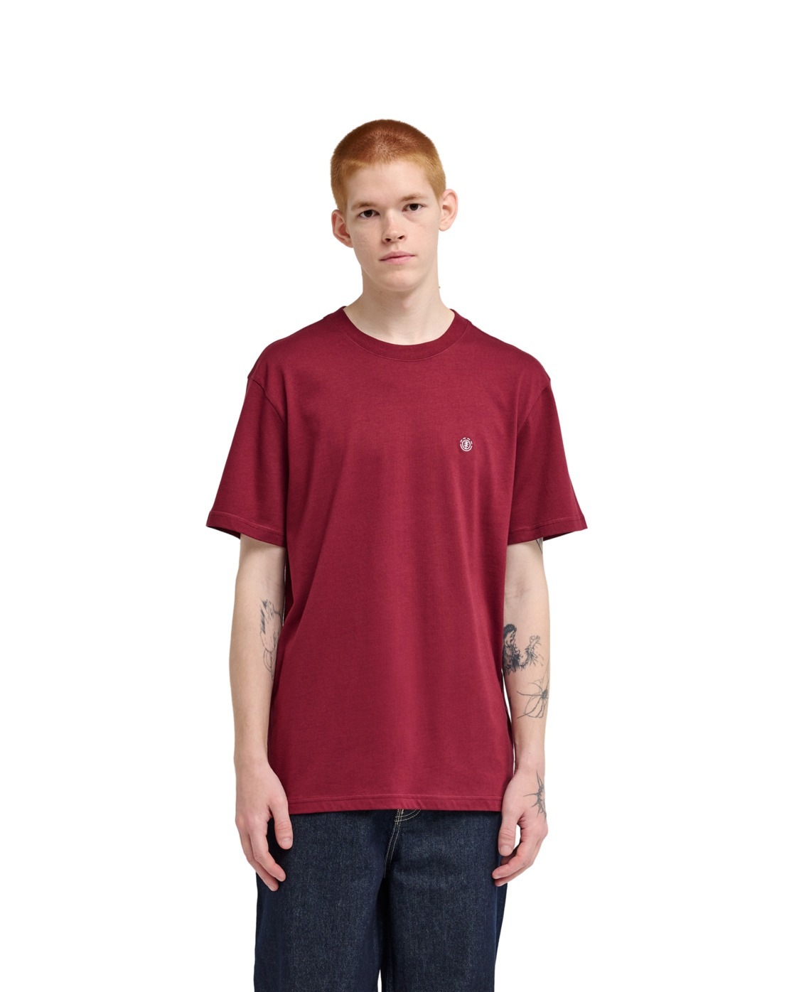 Sporttop ELEMENT "Icon Embroidery", Herren, Gr. XL, zinfandel, Obermaterial: 100% Walkfrottier;, Tops Sporttop