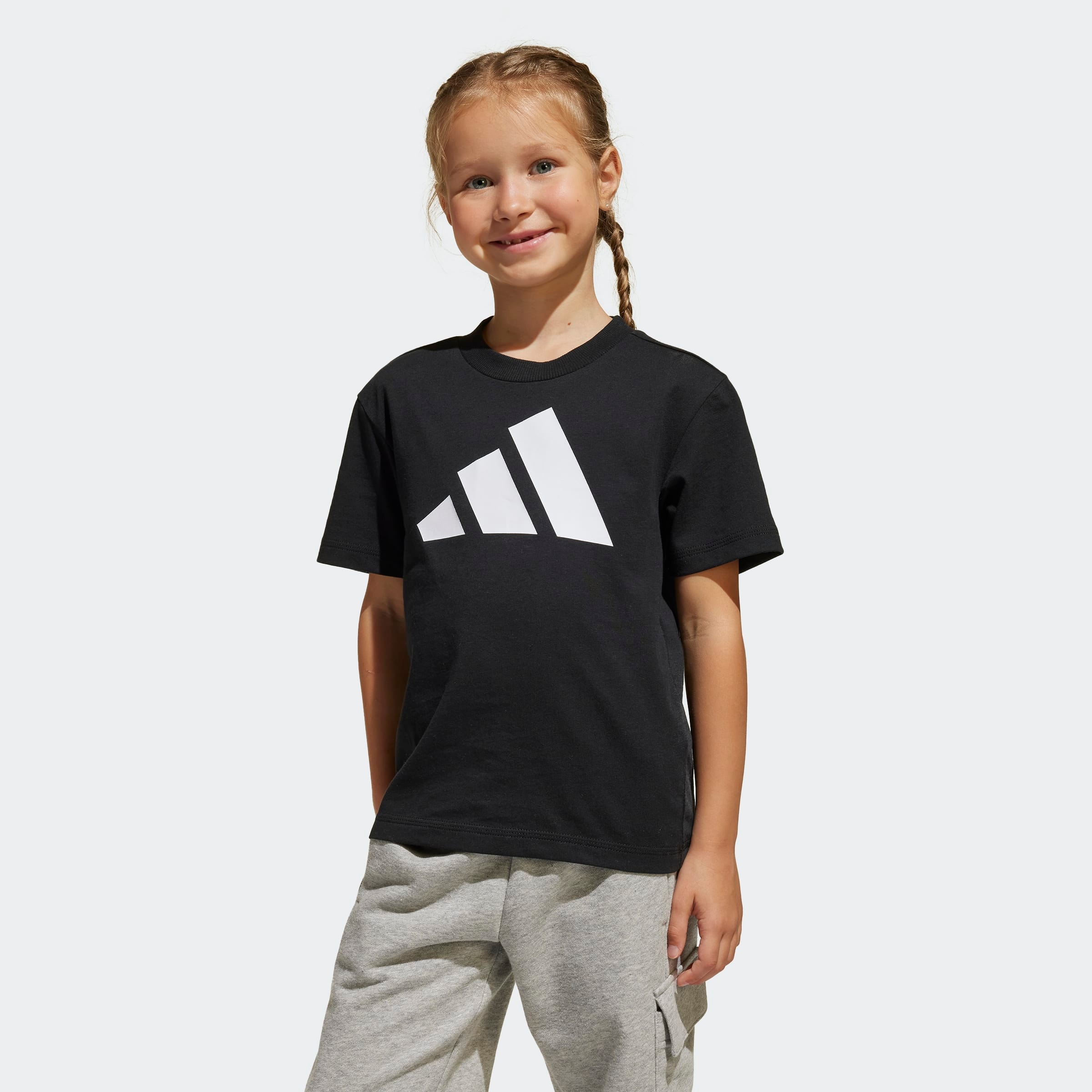 adidas Sportswear T-Shirt »ESSENTIALS KIDS« sportlicher Stil, Kurzarm, aus Baumwolle