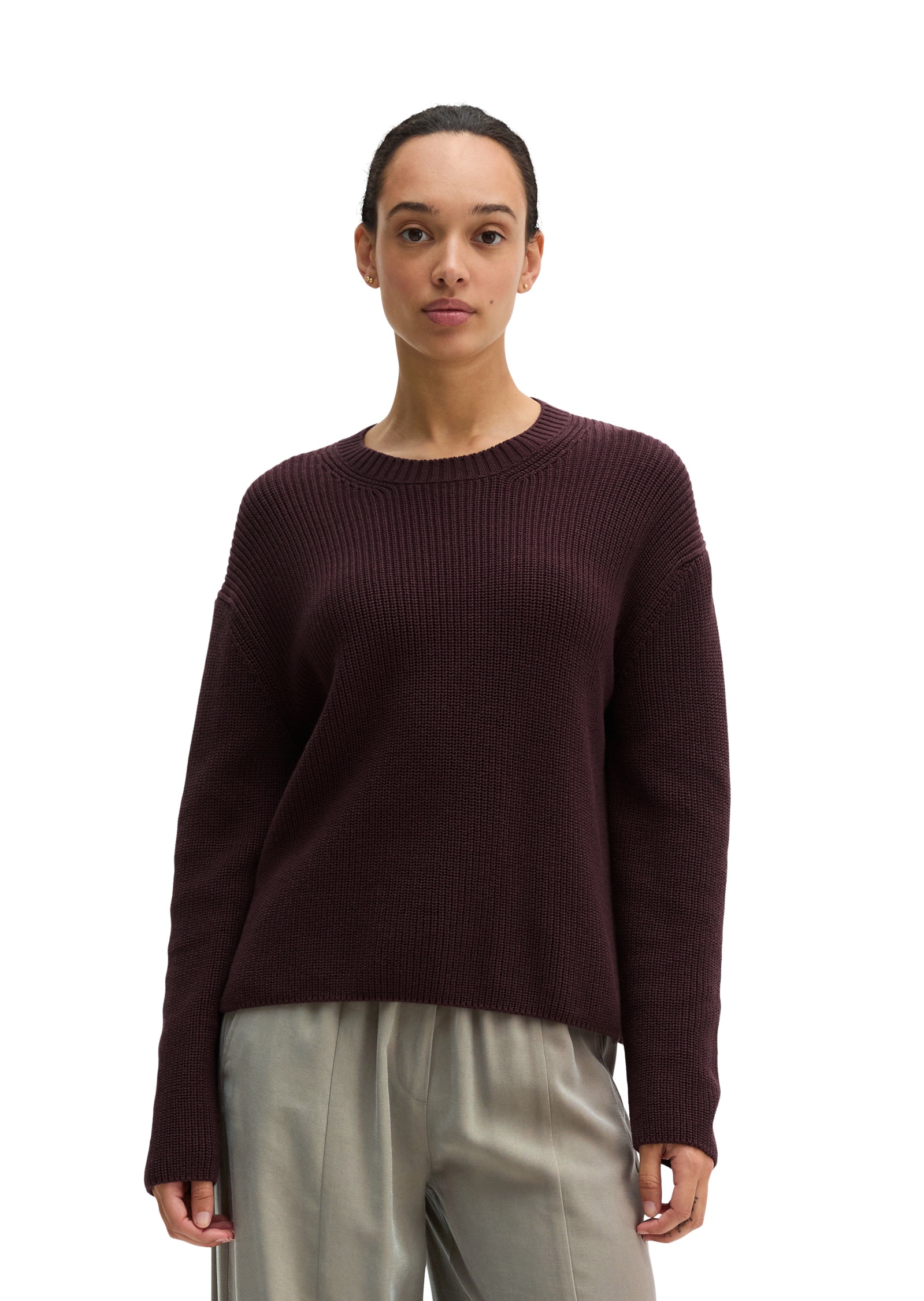 Marc OPolo Strickpullover "aus Heavy-Weight-Organic-Cotton"