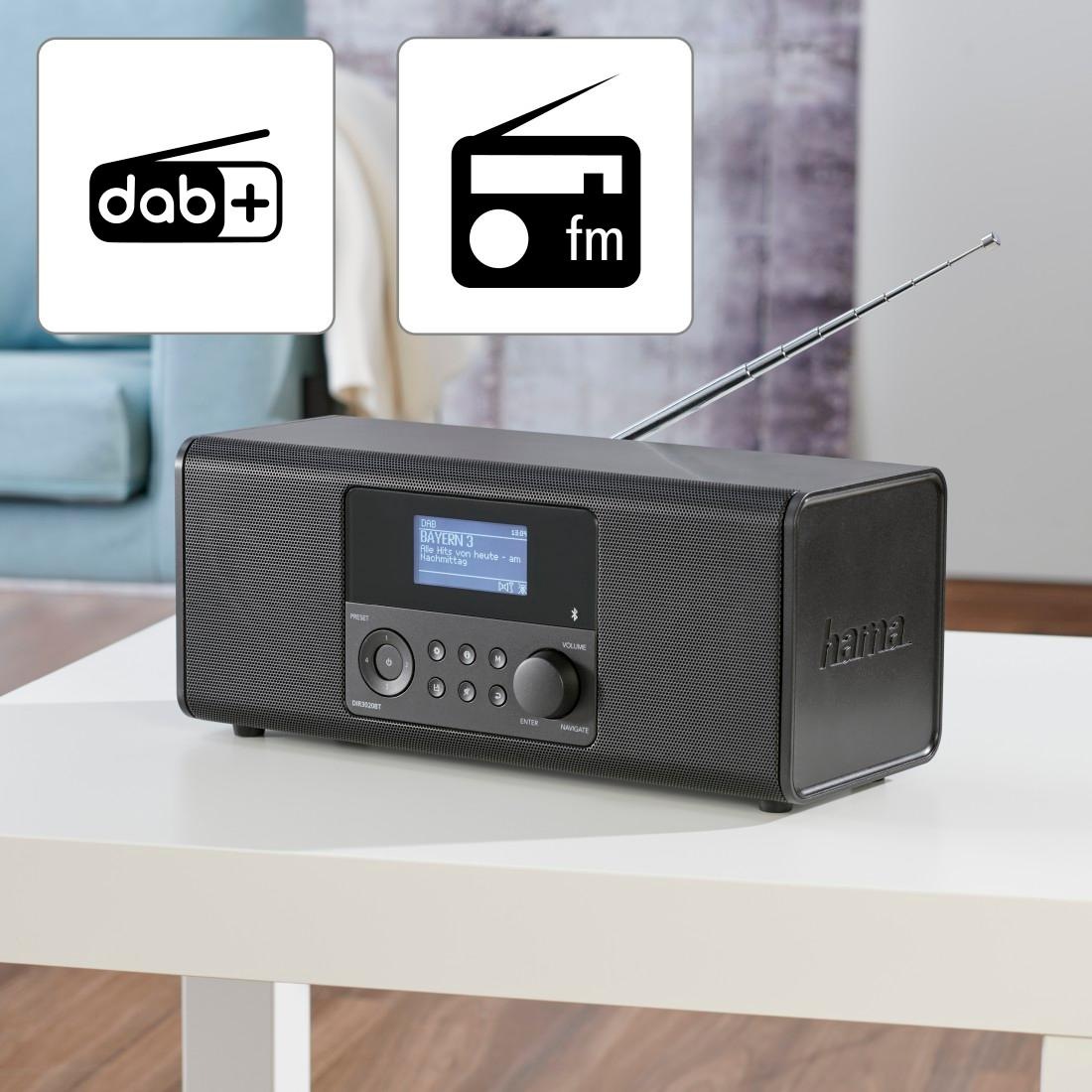 Hama Digitalradio BAUR (WLAN Radio, DIR3020BT«, | Digitalradio Bluetooth (DAB+) 6 »DAB/DAB+ mit Internet W)