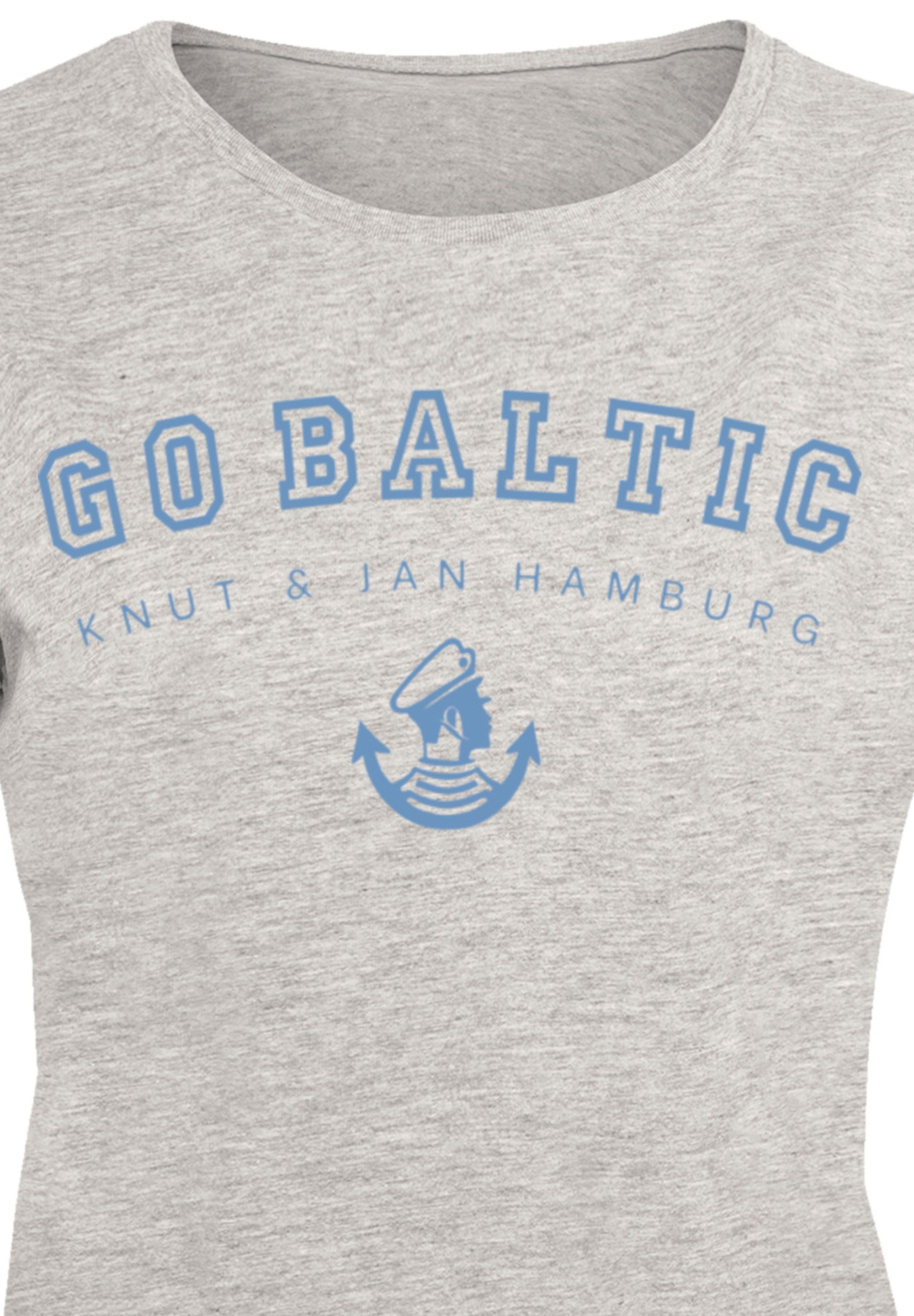 F4NT4STIC T-Shirt »PLUS SIZE Go Baltic«, Print
