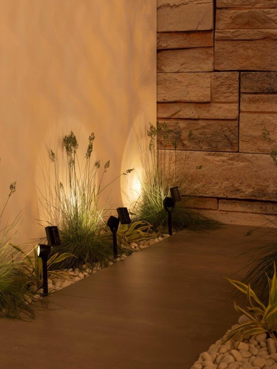 Thumbnail - LUXFORM Gartenstrahler "Solar-Erdspießleuchte - Zamora - 3 Stück - LED" LED-Modul 3 Stk. Solarbetrieben