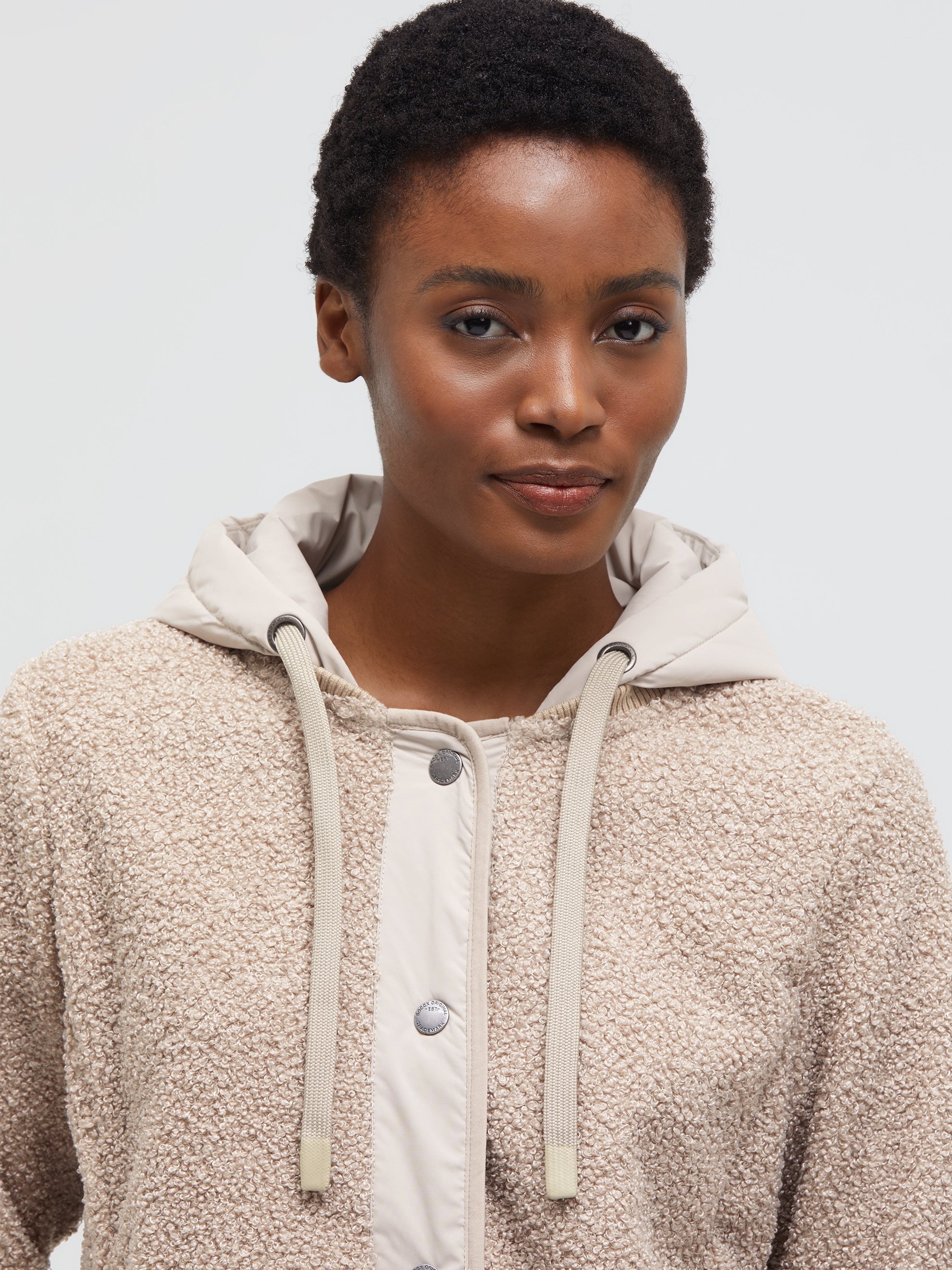 SOCCX Outdoorjacke mit Kapuze mit abtrennbarer Kapuze