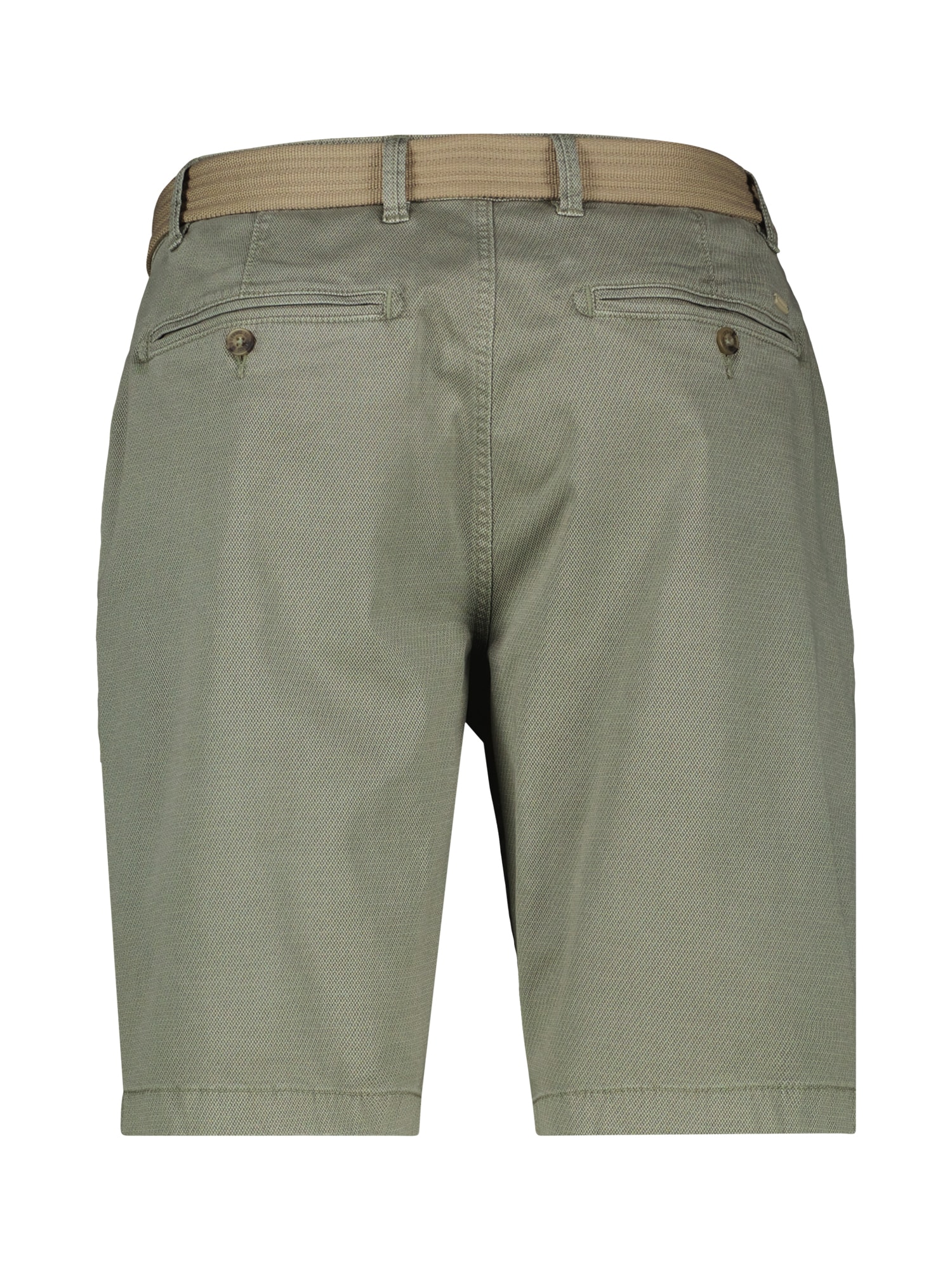 LERROS Bermudas »LERROS Chino-Bermuda mit Gürtel, in Großen Größen«, (Set)