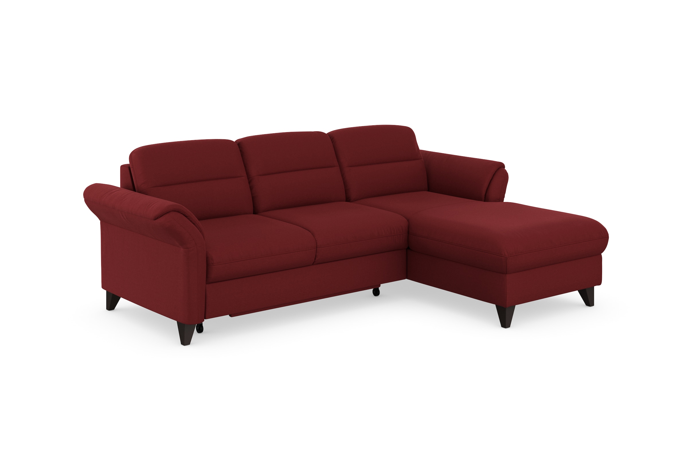 sit&more Ecksofa »Mellum L-Form«, Federkern, wahlweise mit Bettfunktion, Bettkasten und Armteilfunktion