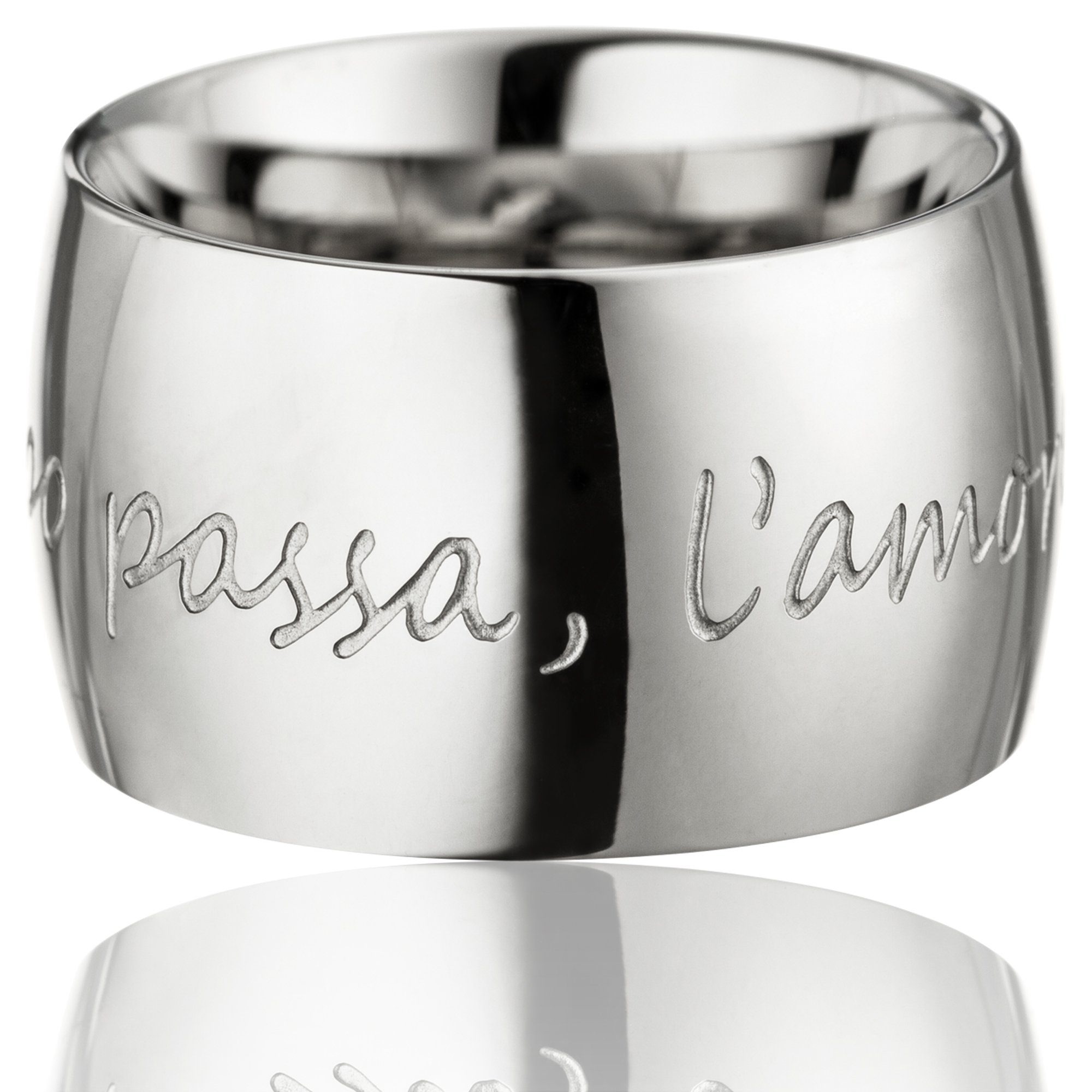 Gilardy Fingerring »Edelstahl White Silver« kaufen