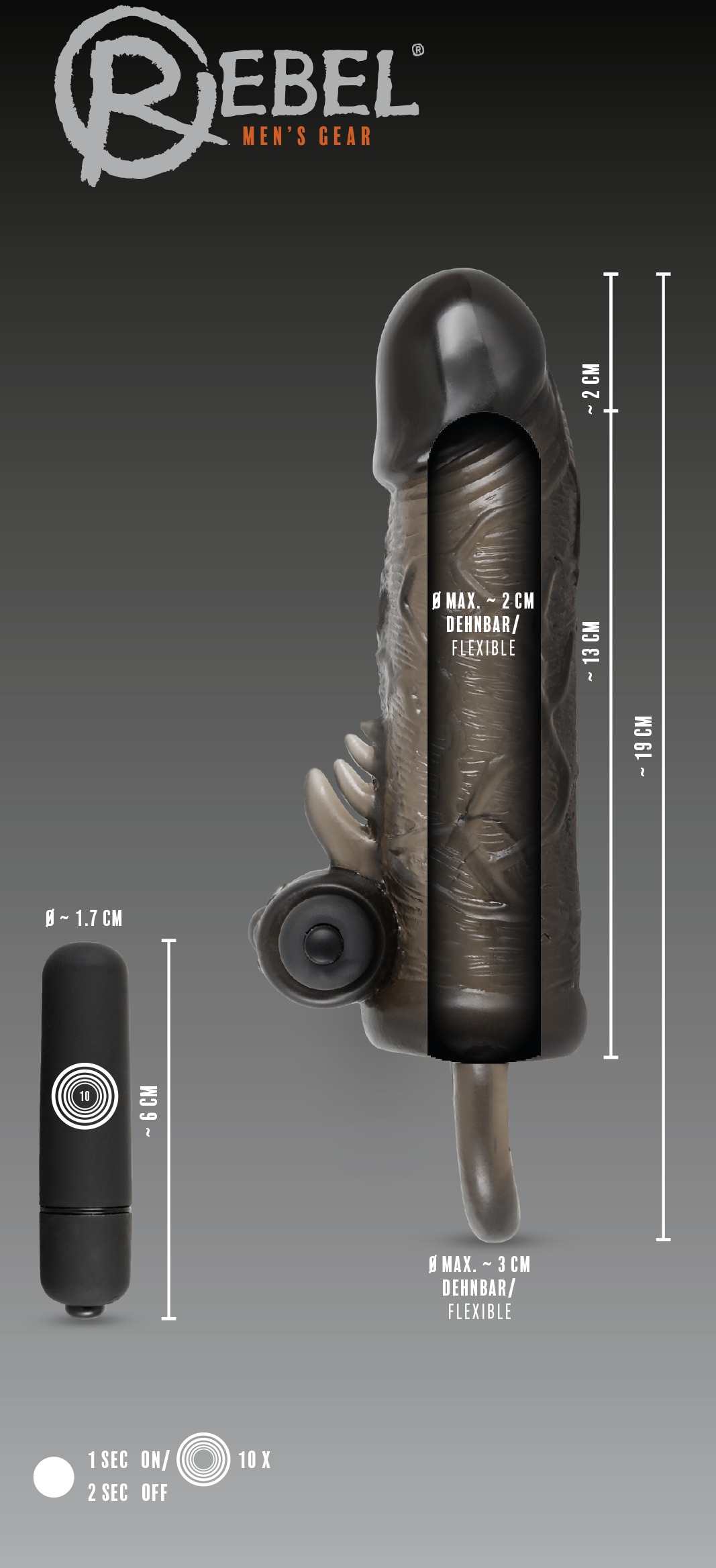 REBEL Penishülle »Penissleeve Extension«