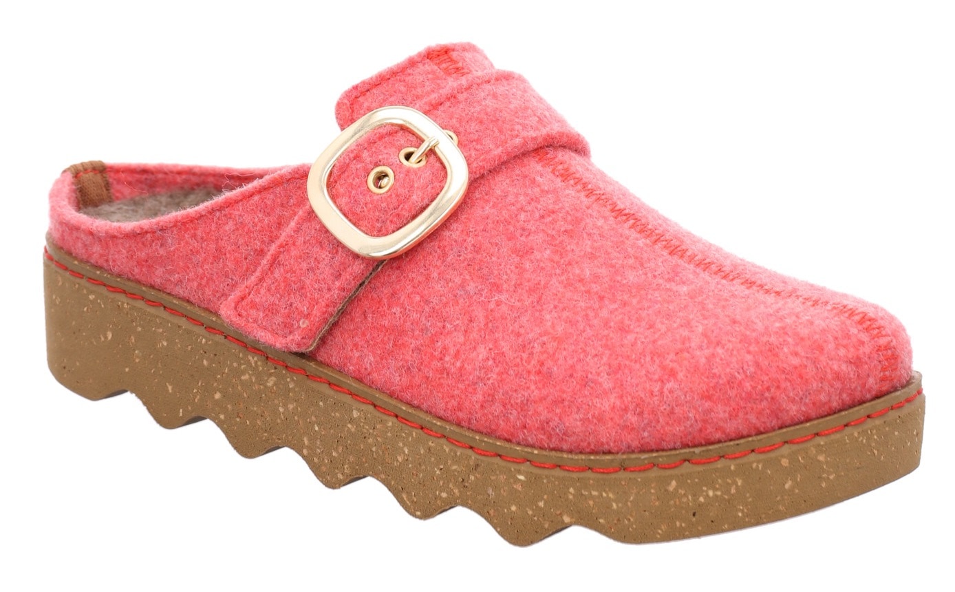 Rohde Pantoffel "FOGGIA" Hausschuh, Schlappen, Clog mit Plateausohle günstig online kaufen