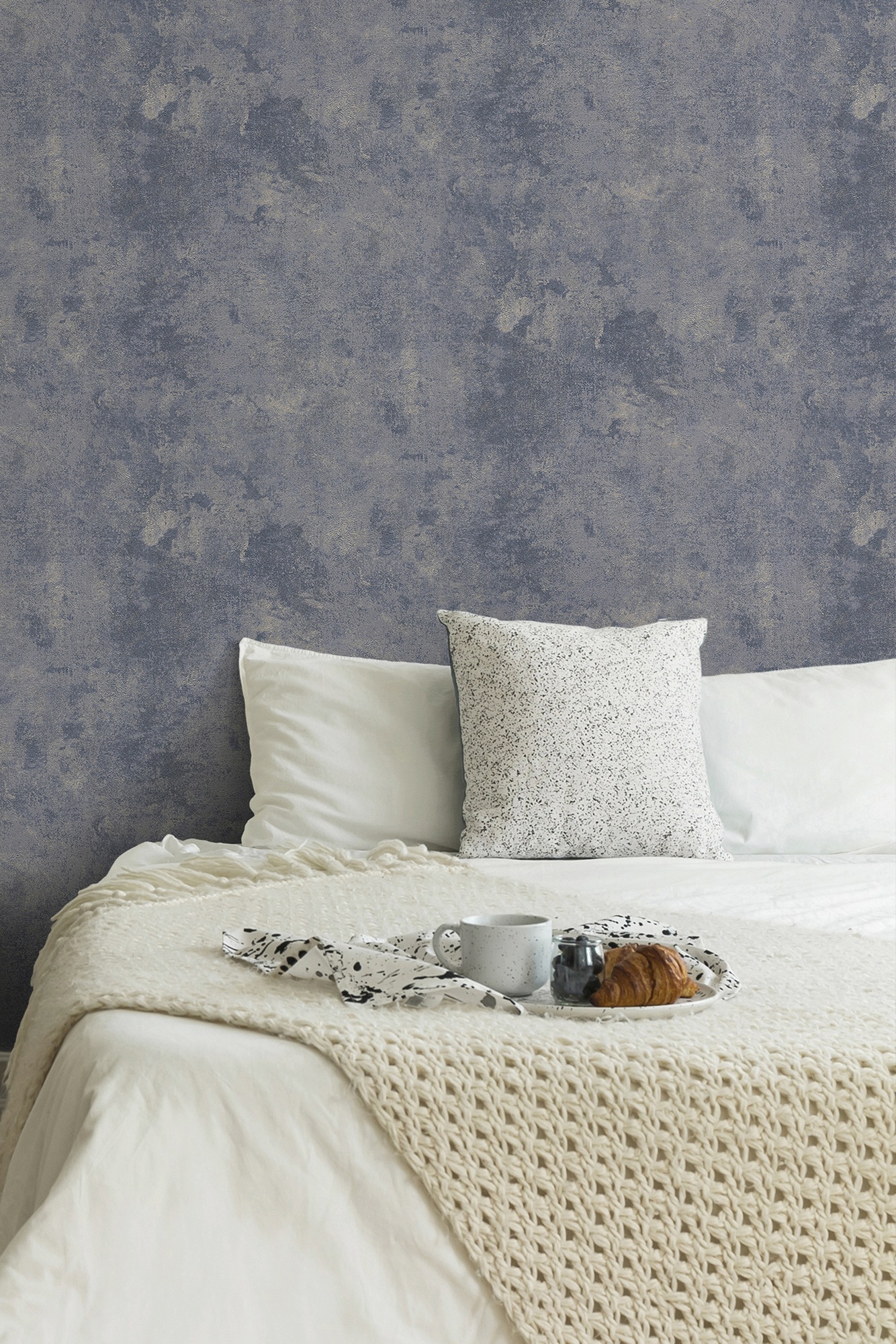 living walls Vliestapete »New Walls Urban Grace Vintage Uni Optik«, uni, Uni Tapete Einfarbig