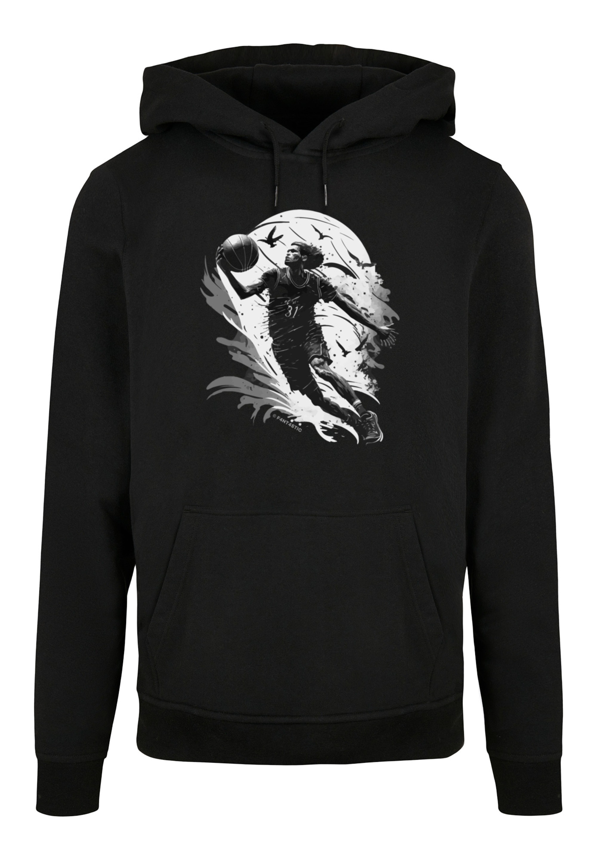 F4NT4STIC Kapuzenpullover »Basketball Spieler«, Print