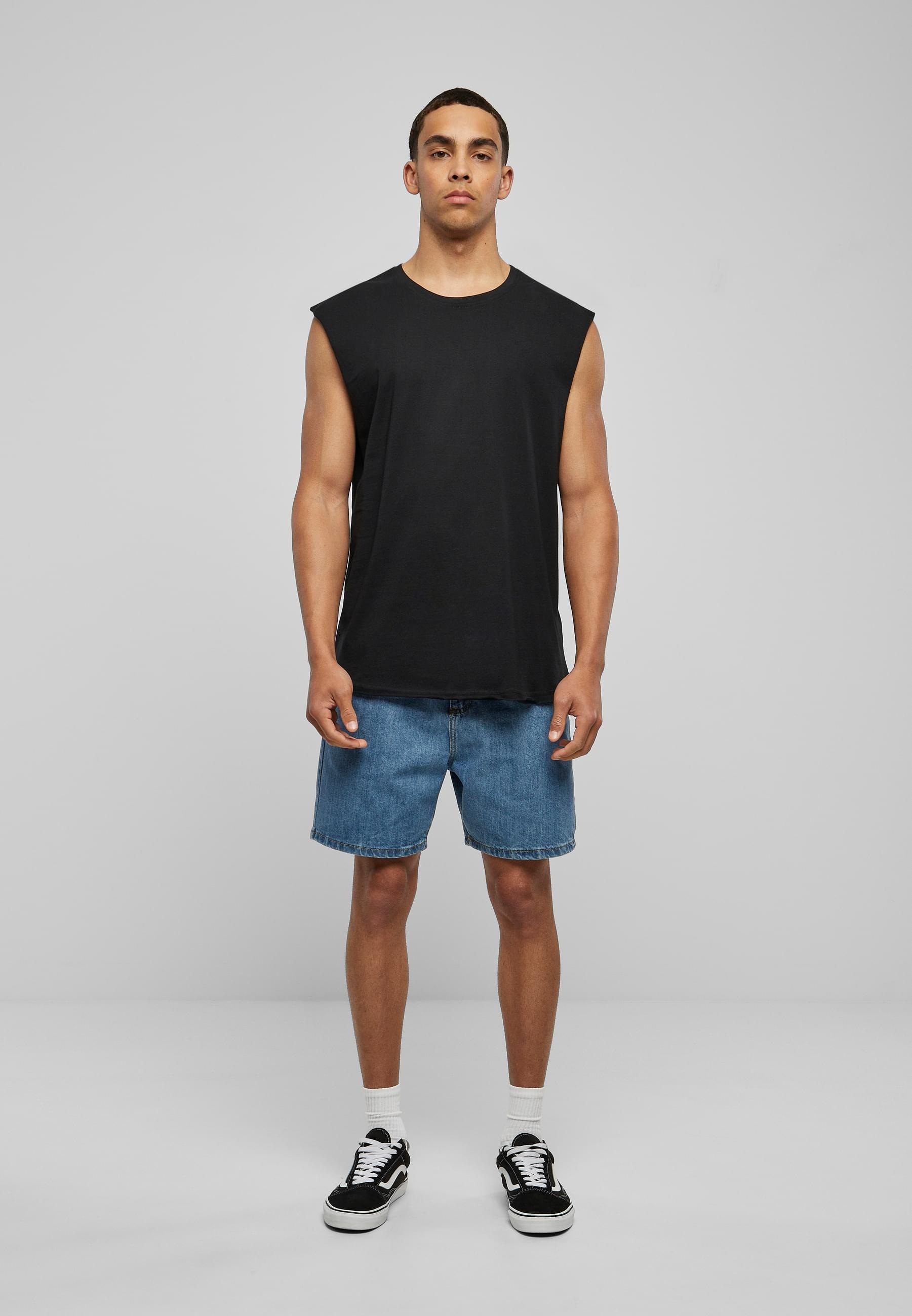 URBAN CLASSICS T-Shirt »Urban Classics Herren Open Edge Sleeveless Tee«, (1 tlg.)