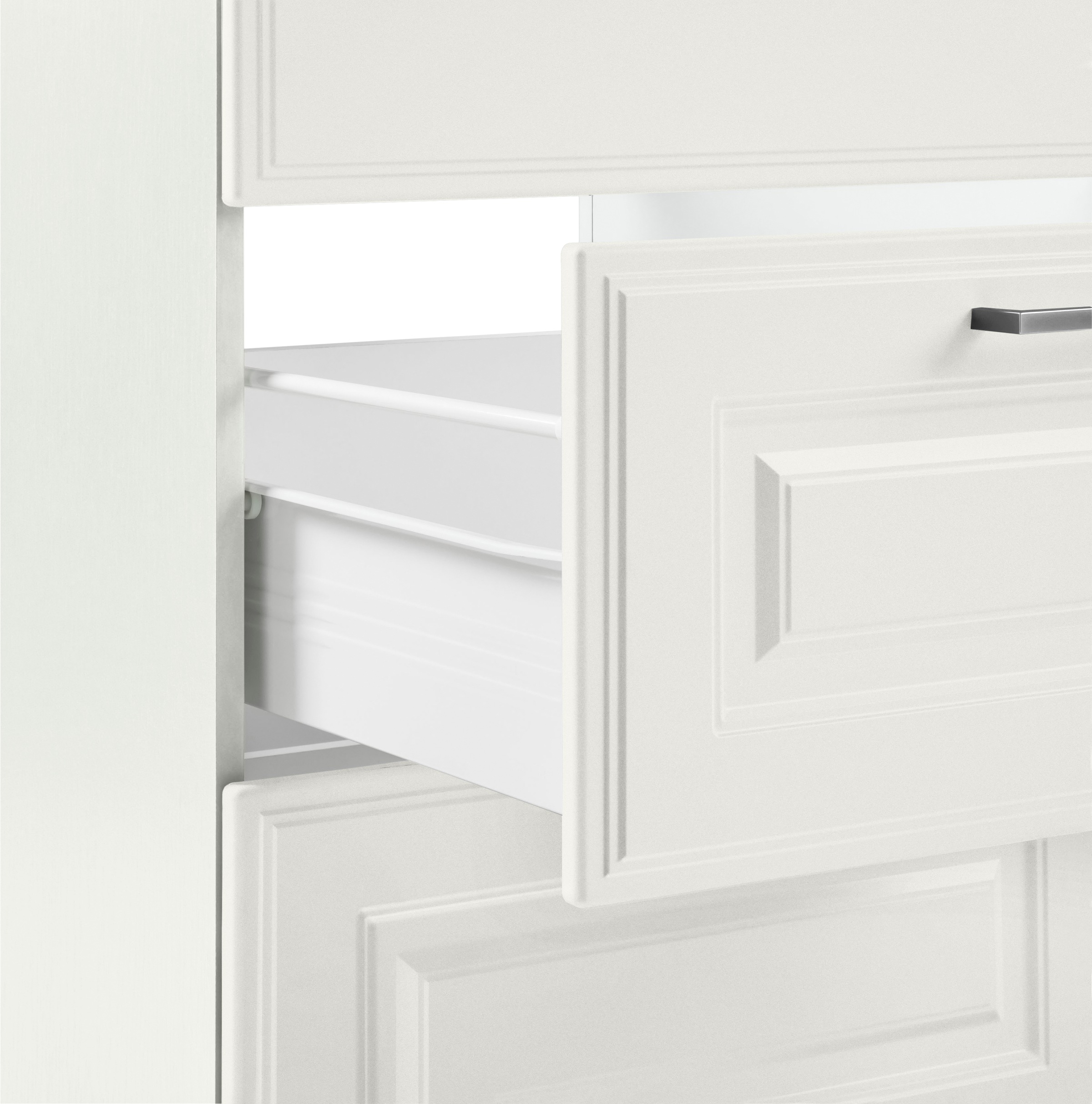 KOCHSTATION Küchenzeile »KS-Stockholm« Breite 270 cm, mit hochwertigen MDF Fronten im Landhaus-Stil