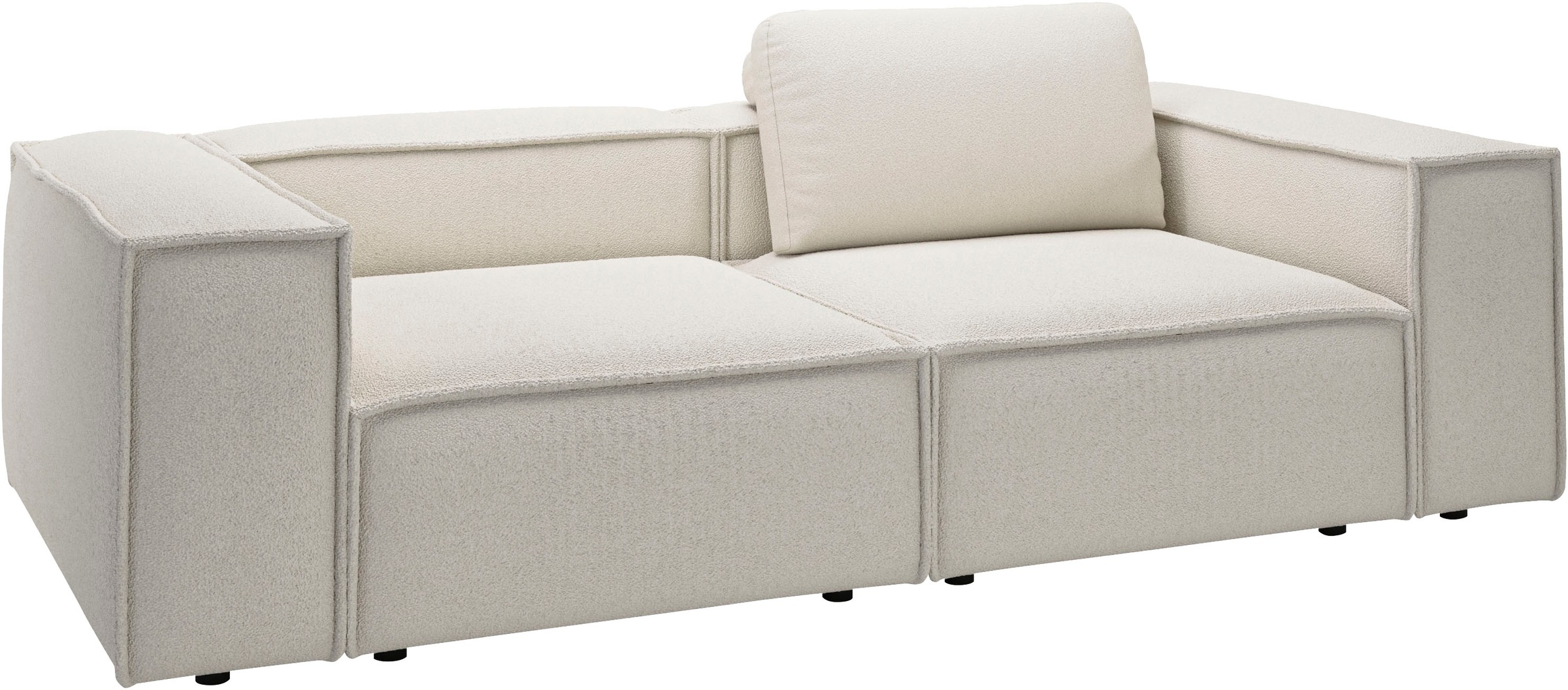 Places of Style 2-Sitzer »Watertown, modernes Sofa 246 cm breit, auch in Feincord«, stilvolles Sofa für 2 Personen mit extra breiter Sitzfläche