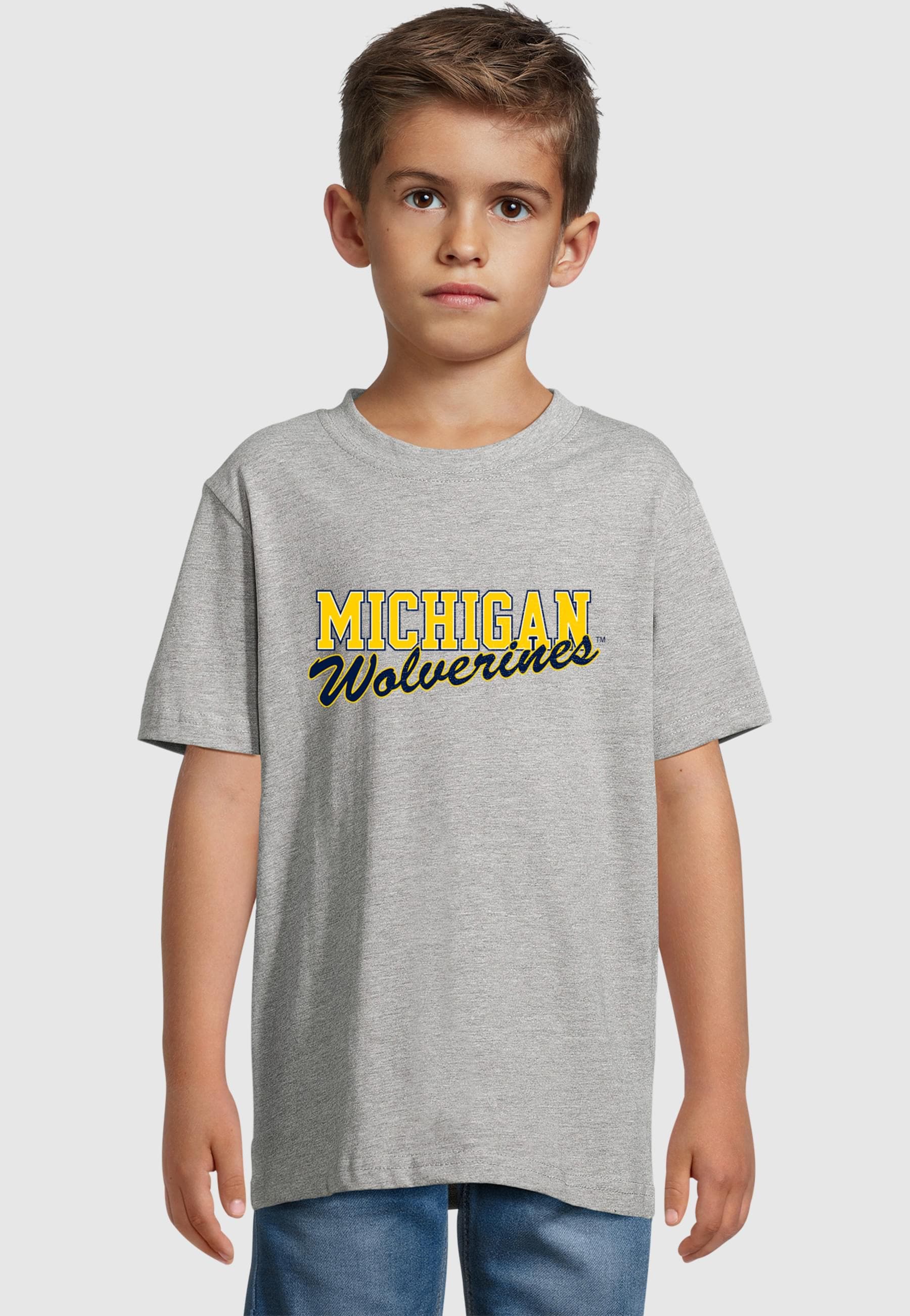 Merchcode T-Shirt »Merchcode Kids Michigan Wolverines - Script Basic T-Shirt«, (1 tlg.)