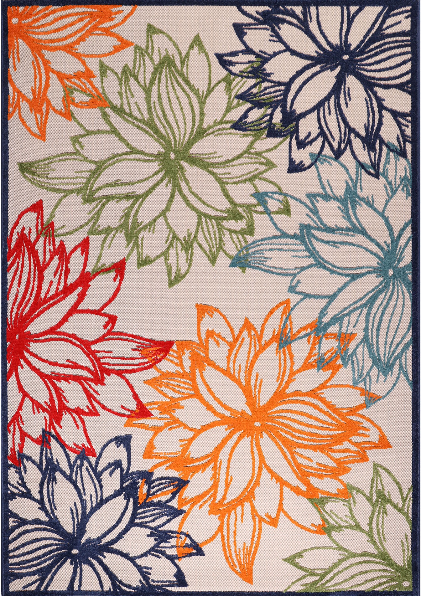 Sanat Teppich "Floral 2 Outdoor" rechteckig 6 mm Höhe In- und Outdoor geeig günstig online kaufen