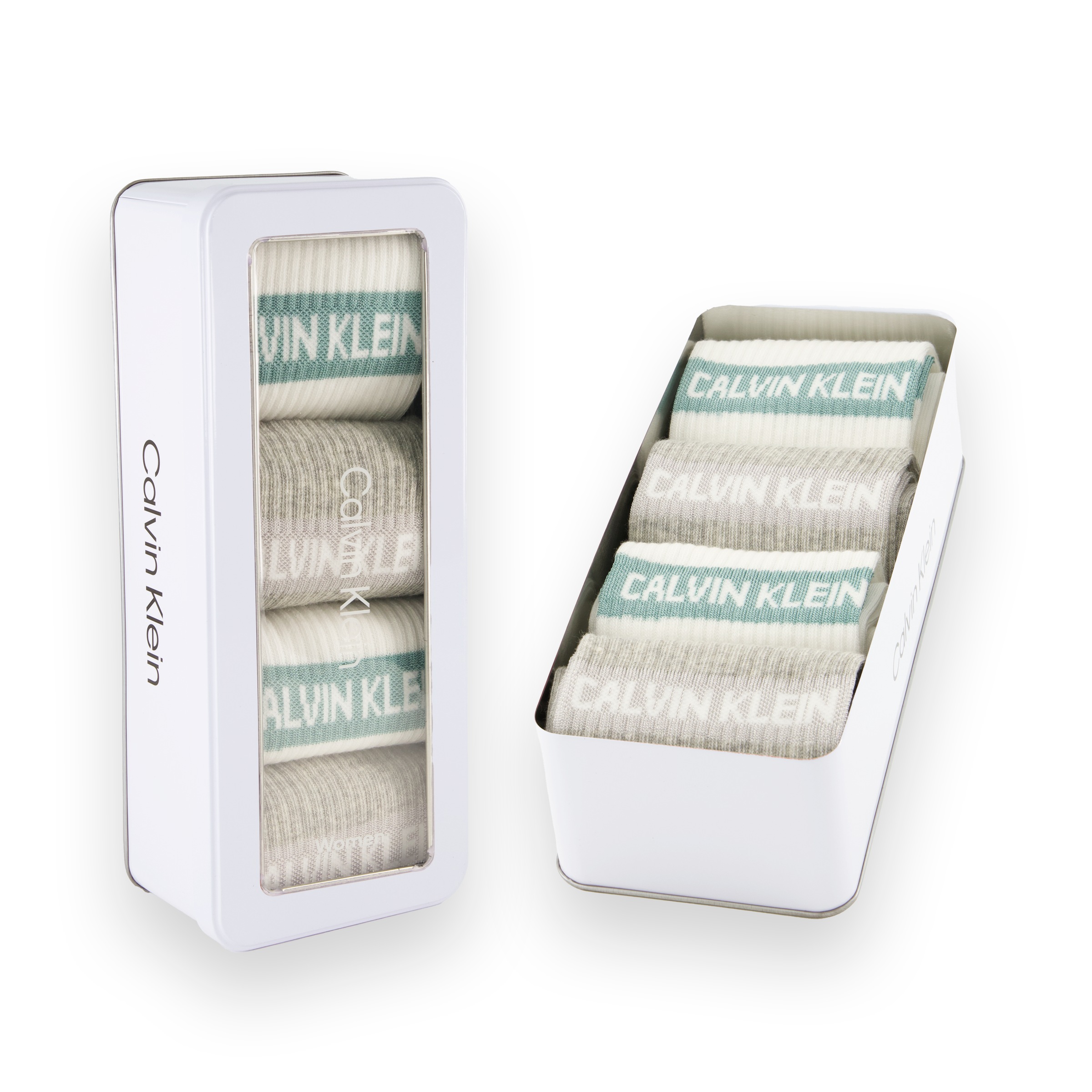 Calvin Klein Jeans Socken "CKJ WOMEN SOCK 4P GIFTBOX STRIPE LOGO", (4er Pac günstig online kaufen