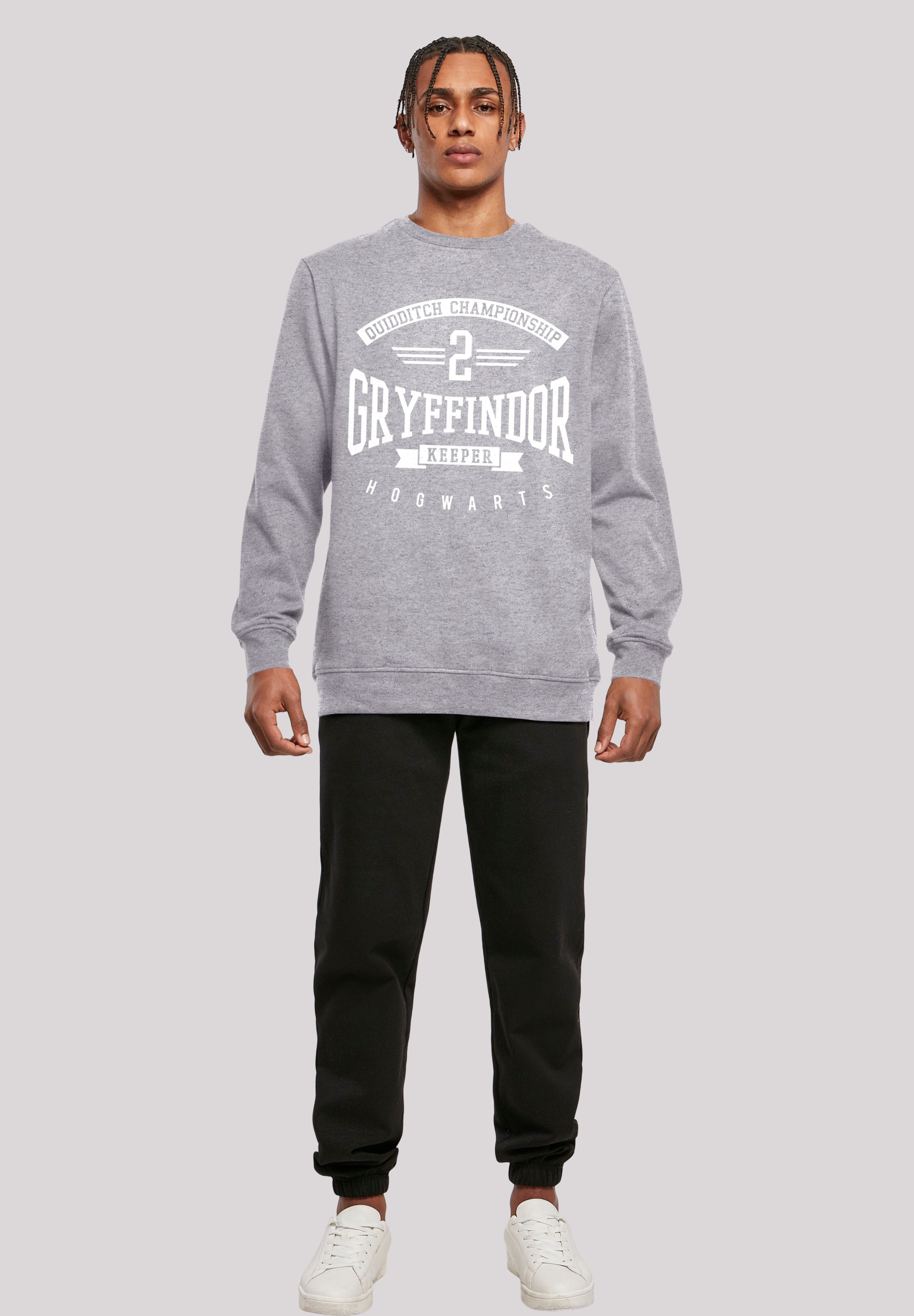 F4NT4STIC Sweatshirt »Harry Potter Gryffindor Keeper«, Print