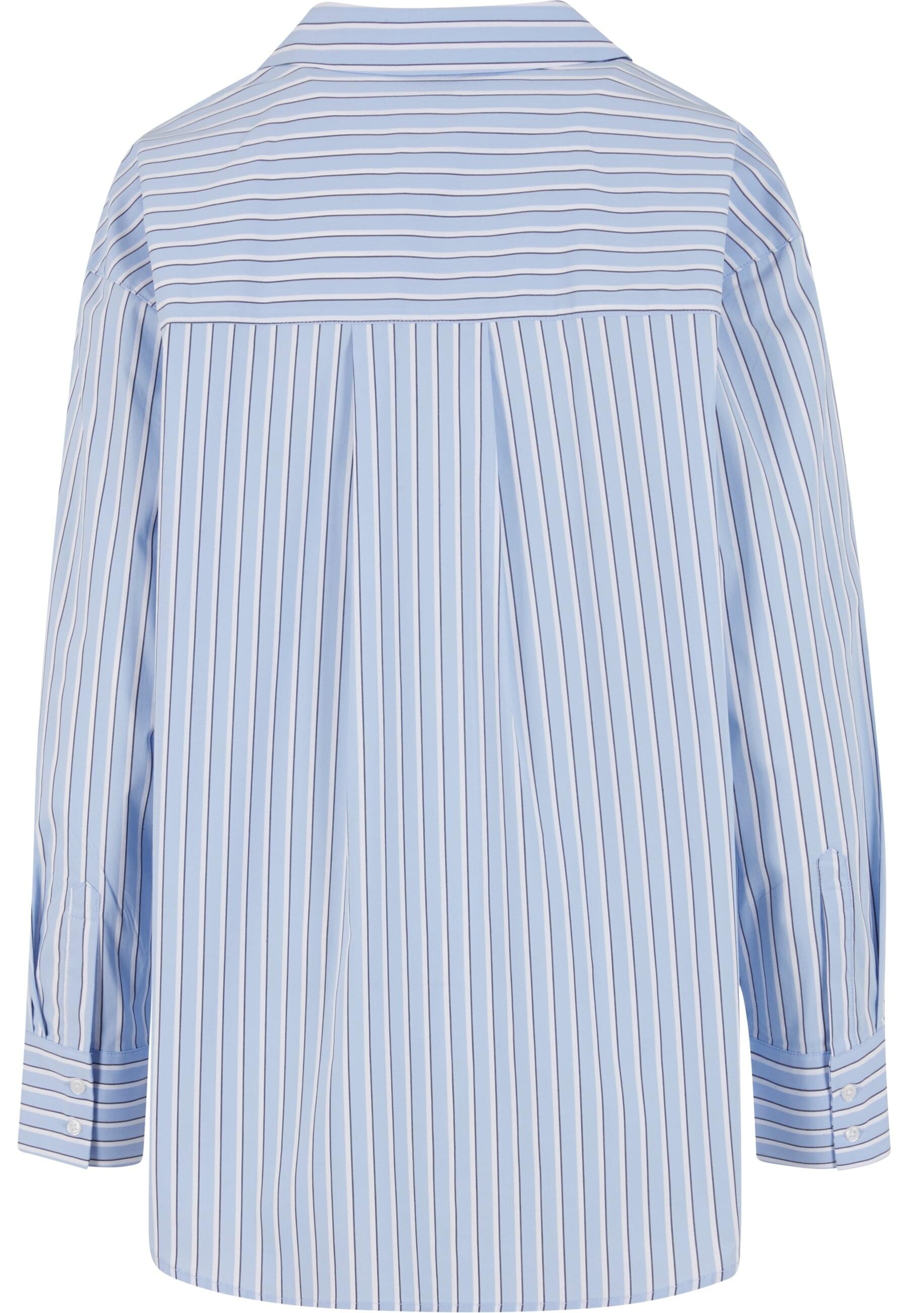 URBAN CLASSICS Klassische Bluse "Urban Classics Ladies Oversized Striped Bl günstig online kaufen