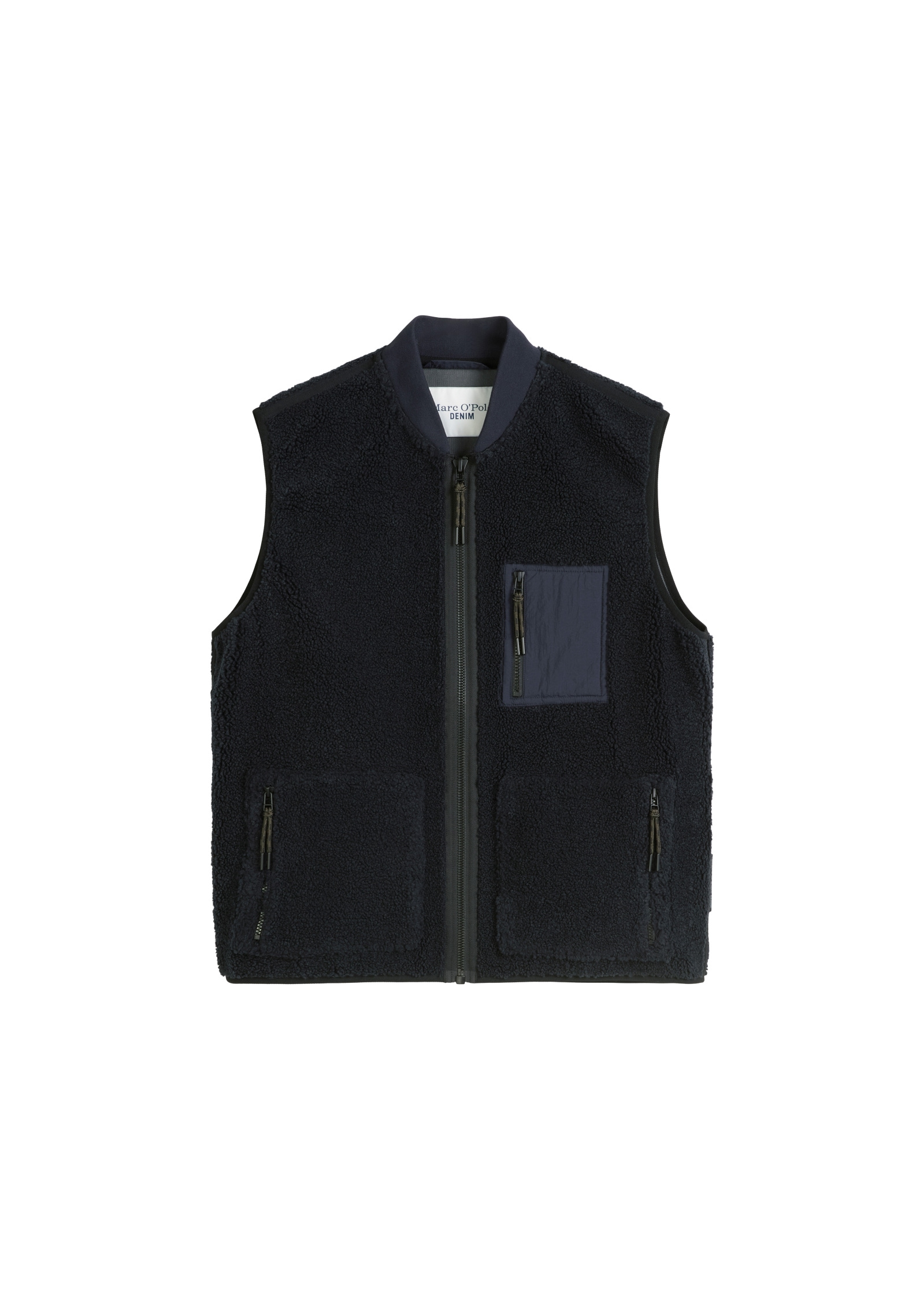 Marc O'Polo DENIM Steppweste »mit Nylon-Brusttasche«