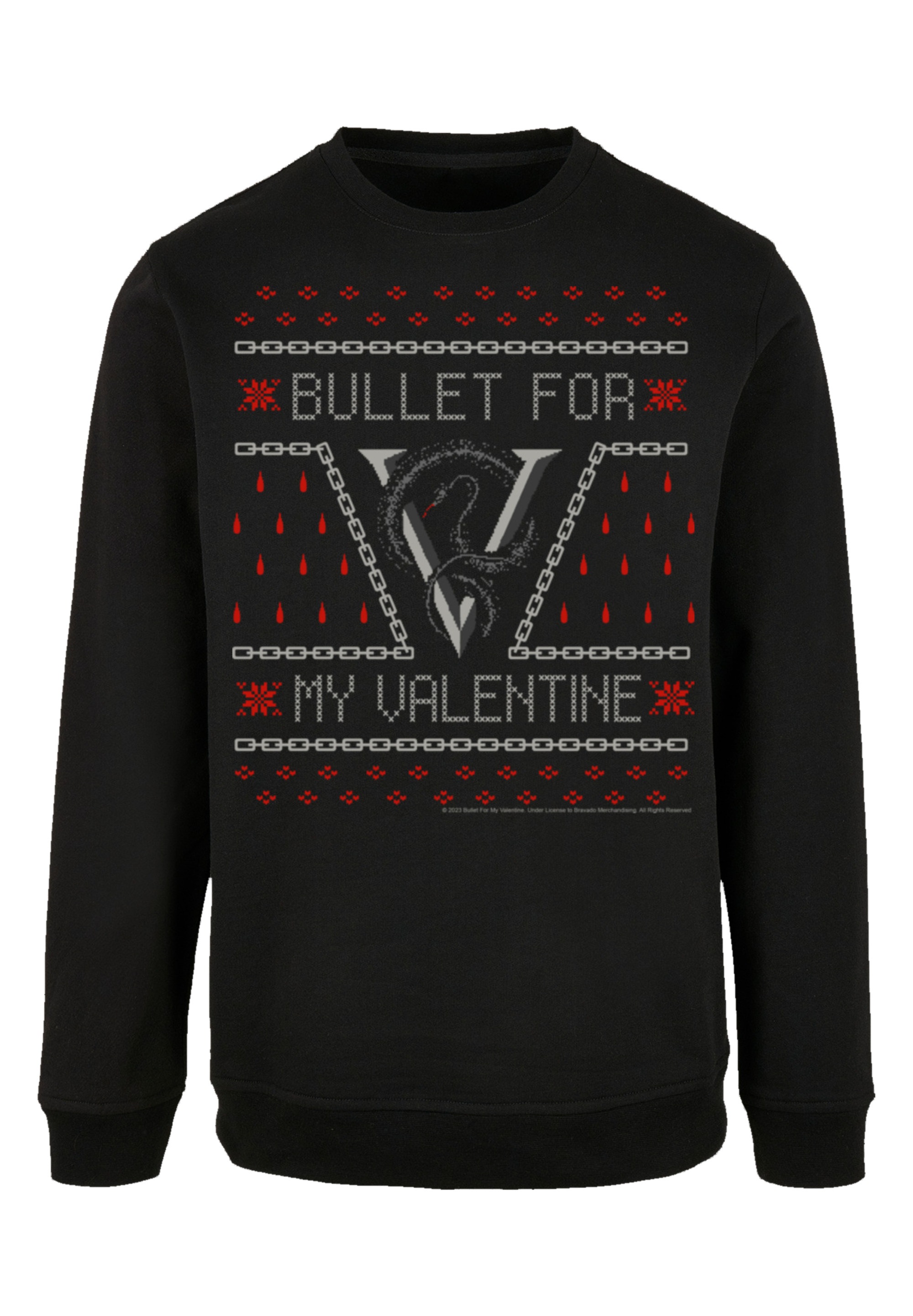 F4NT4STIC Sweatshirt »Bullet for my Valentine Metal Band Christmas«, Premium Qualität, Rock-Musik, Band
