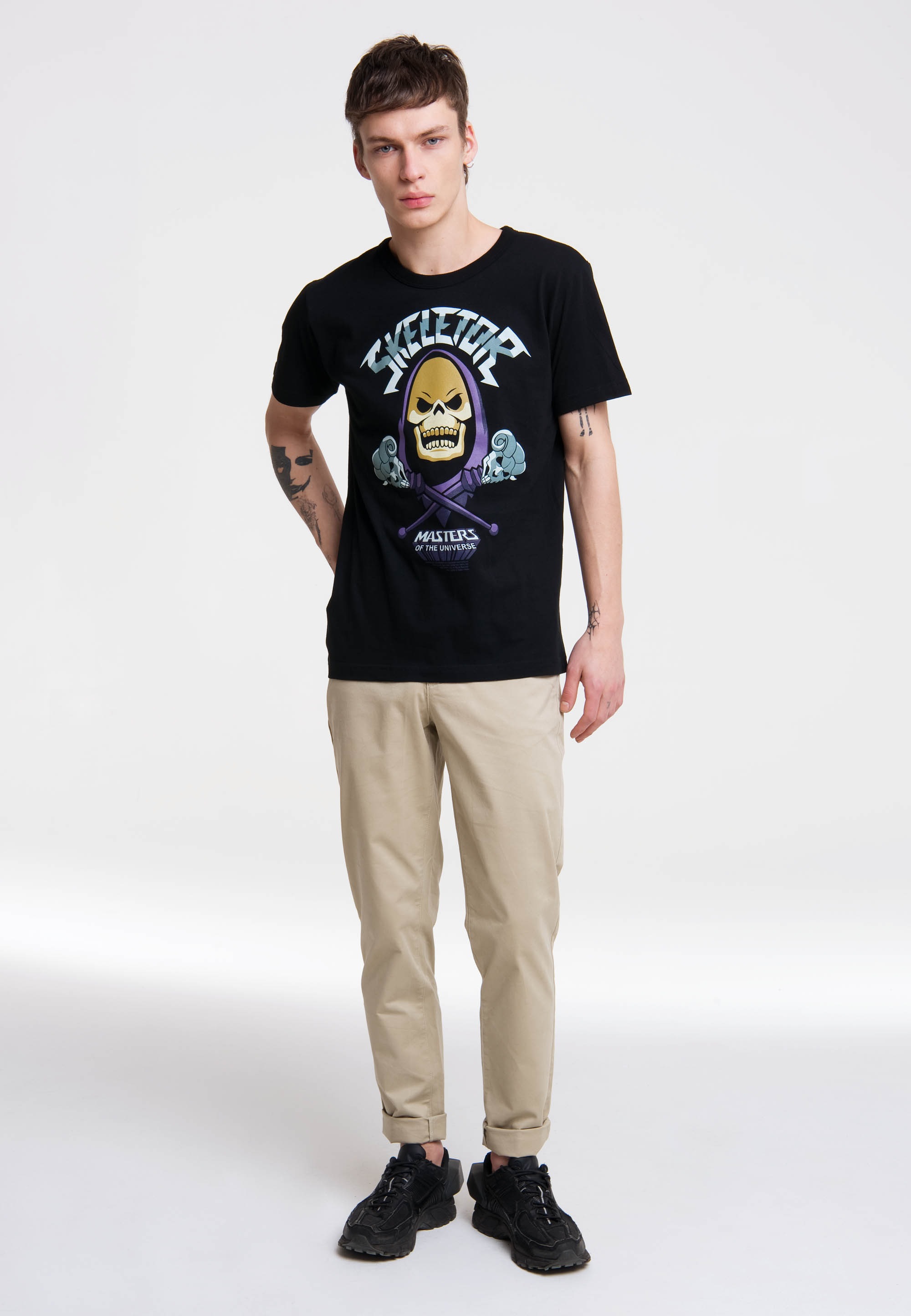 LOGOSHIRT T-Shirt »Skeletor«, mit großem Masters Of The Universe-Print