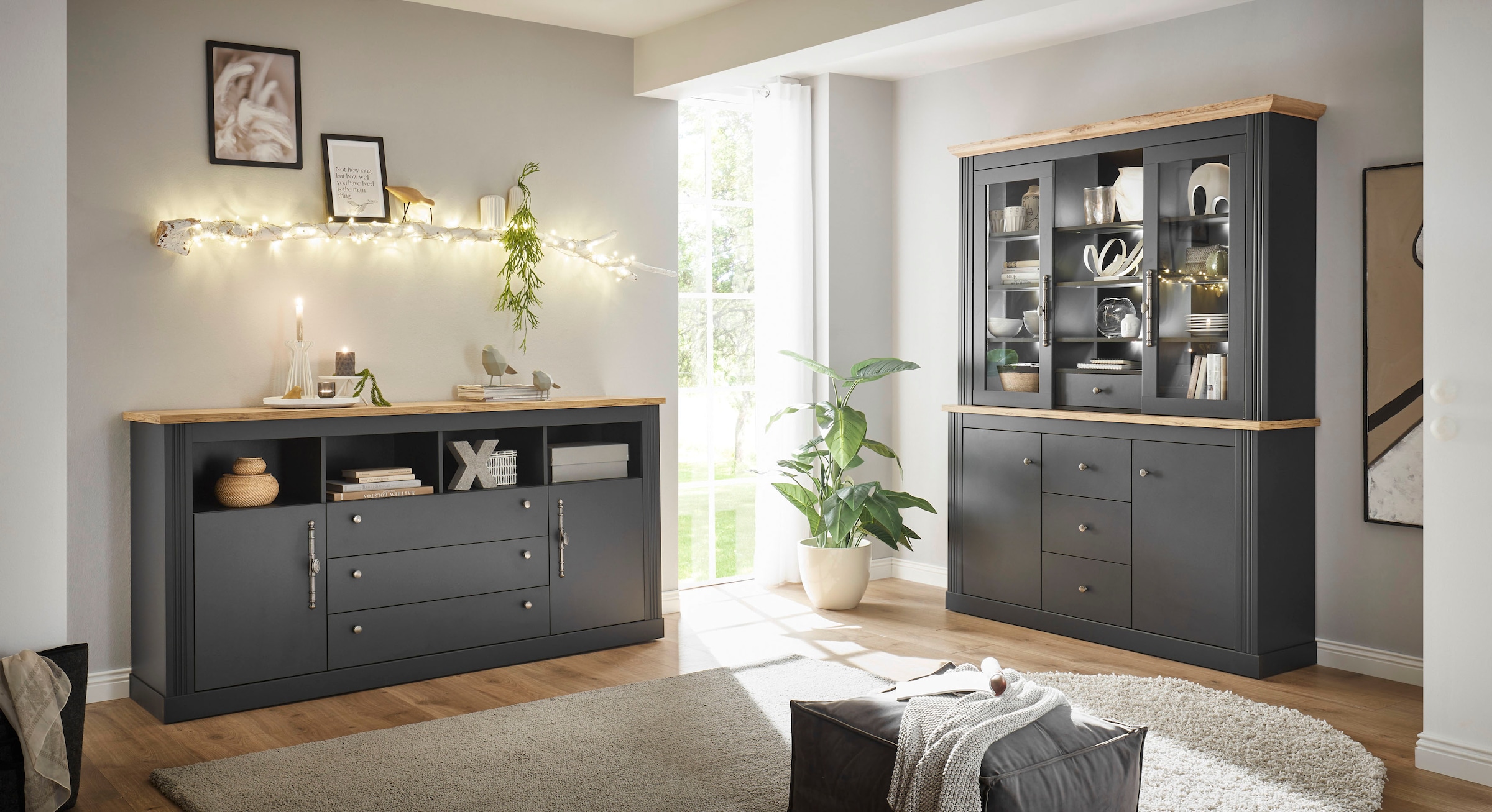 Home affaire Sideboard »WESTMINSTER BESTSELLER!«, (Breite ca. 193 cm), im romantischen Landhausstil
