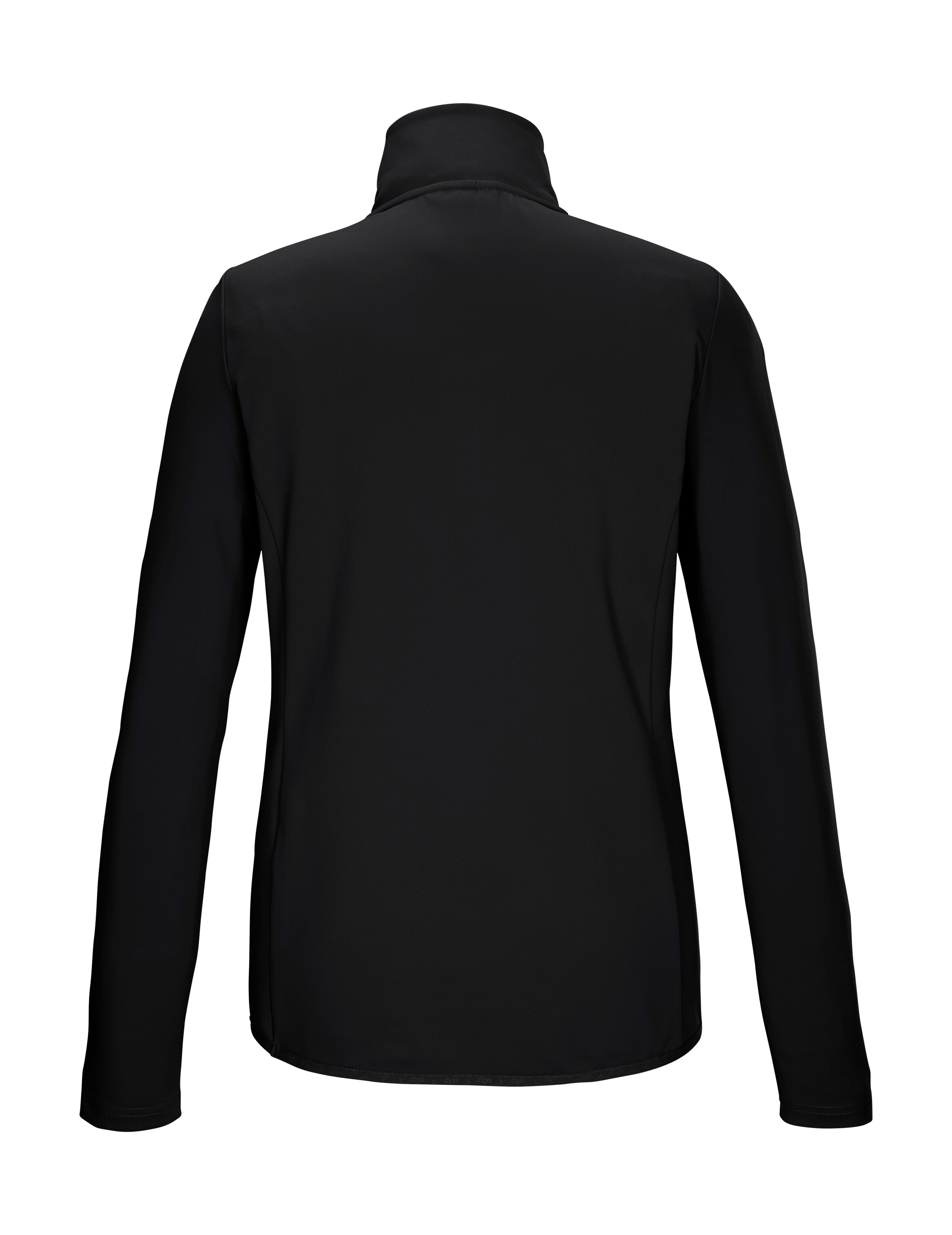 Killtec Langarmshirt »KSW 110 WMN LS SHRT«, Damen Powerstretchshirt: atmungsaktiv, metallischer Print, Stehkragen