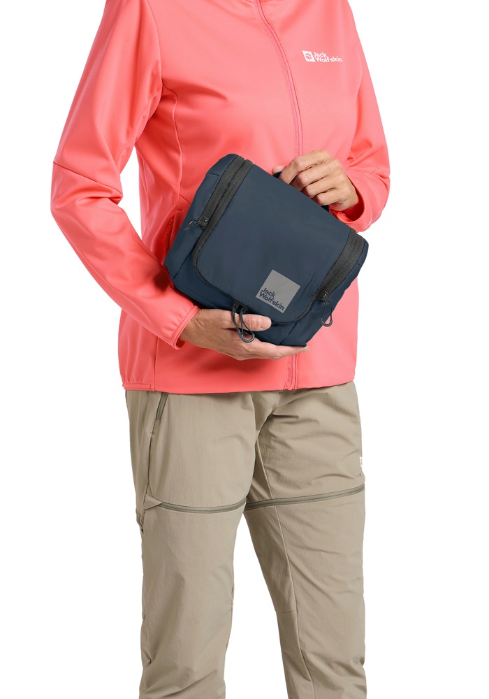 JACK WOLFSKIN Kulturbeutel "WANDERMOOD WASHBAG"midnightsky, Polyamid, Taschen