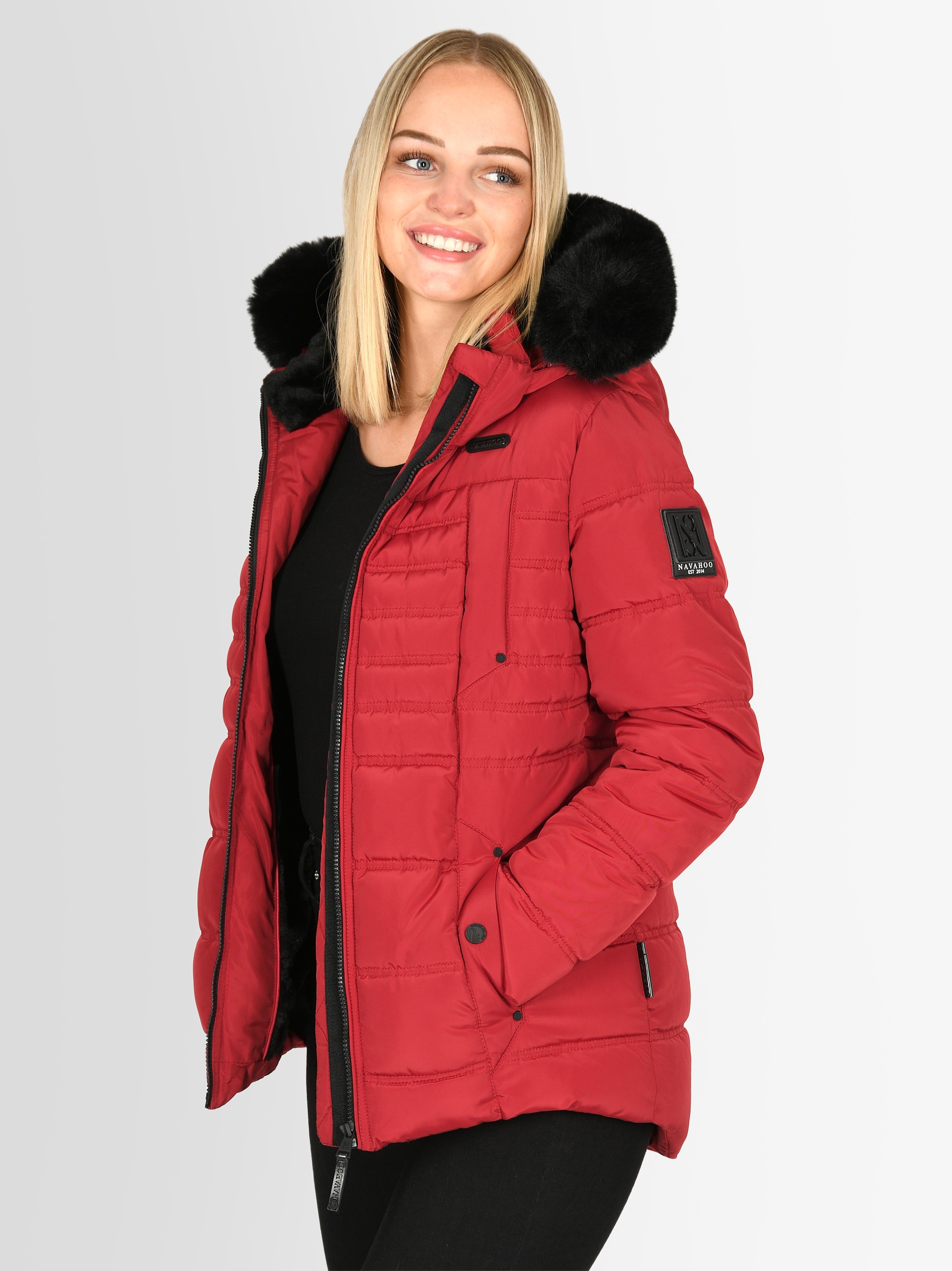 Navahoo Winterjacke »Lissandra«, mit hochwertigem Steppdesign