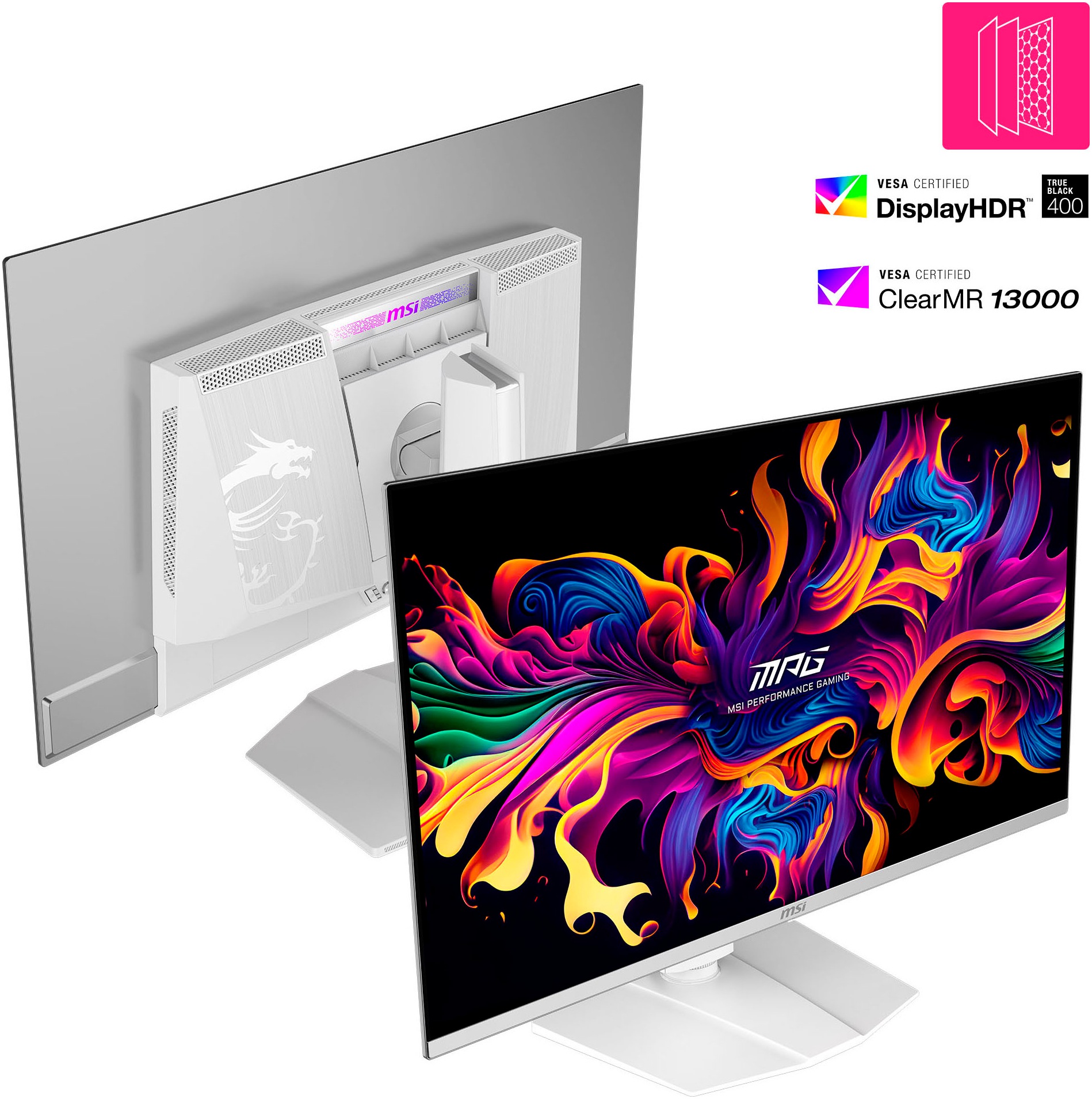 MSI Gaming-Monitor »MPG 321URXW-QD-OLED«, 80 cm/32 Zoll, 3840 x 2160 px, 4K Ultra HD, 0,03 ms Reaktionszeit, 240 Hz