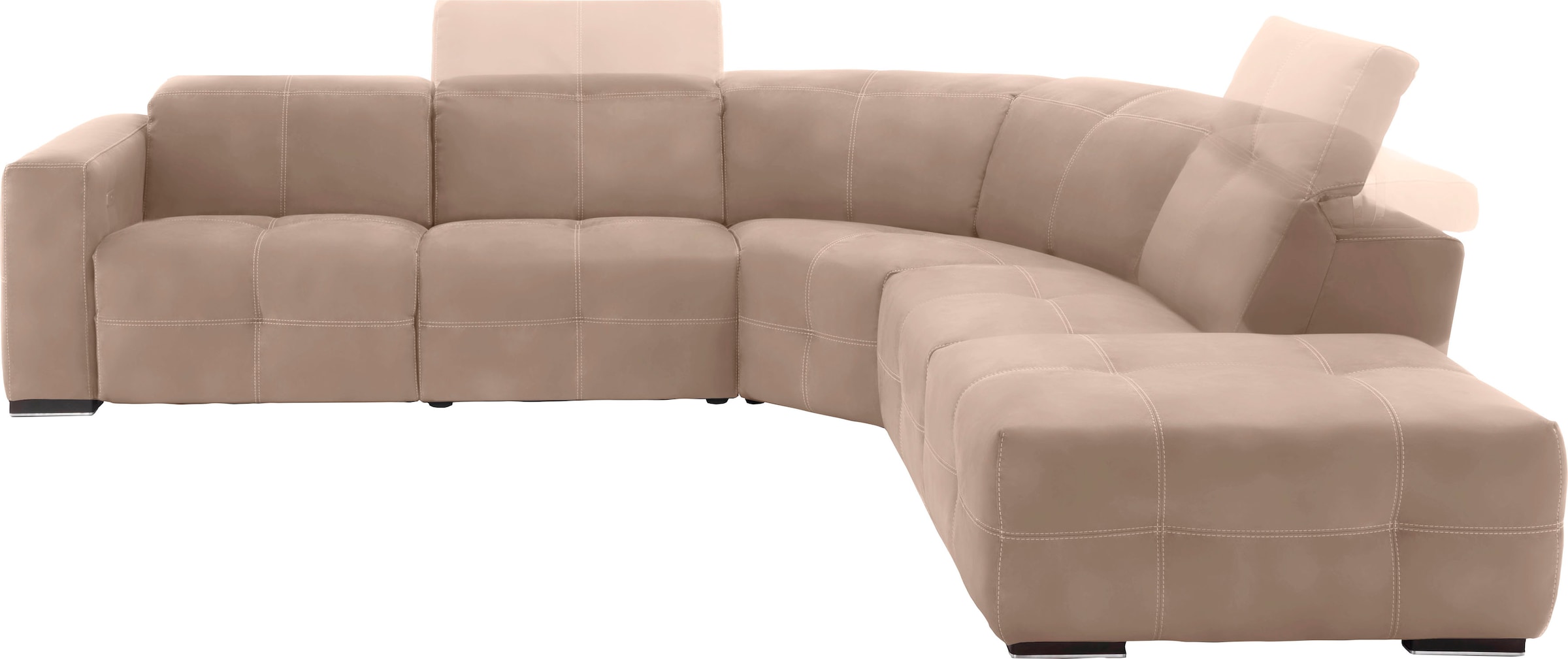 Egoitaliano Ecksofa "Sauvanne", wahlweise mit elektrischer Relaxfunktion, K günstig online kaufen