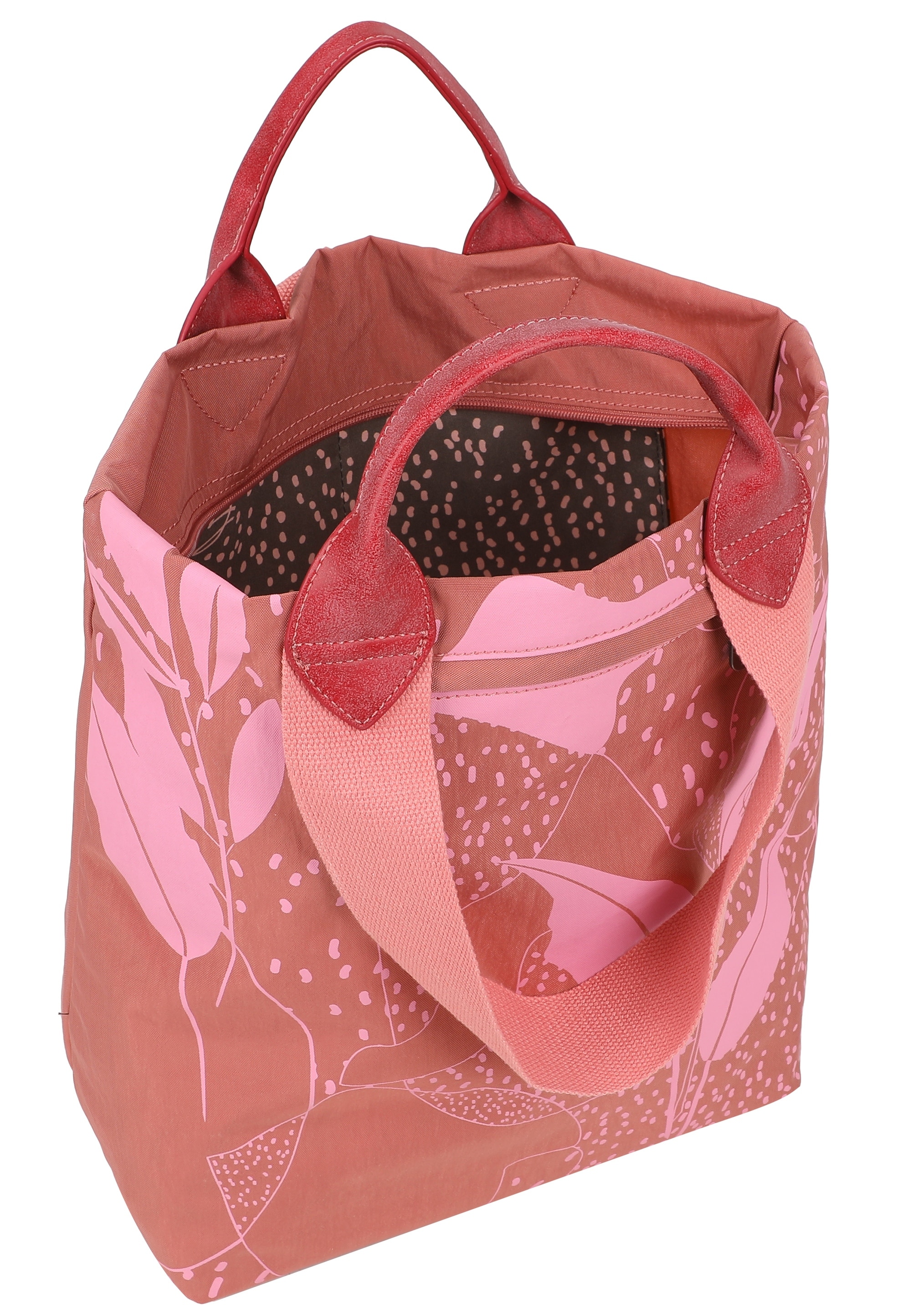 Fritzi aus Preußen Cityrucksack »Leaves Lighty« aus robustem Nylon