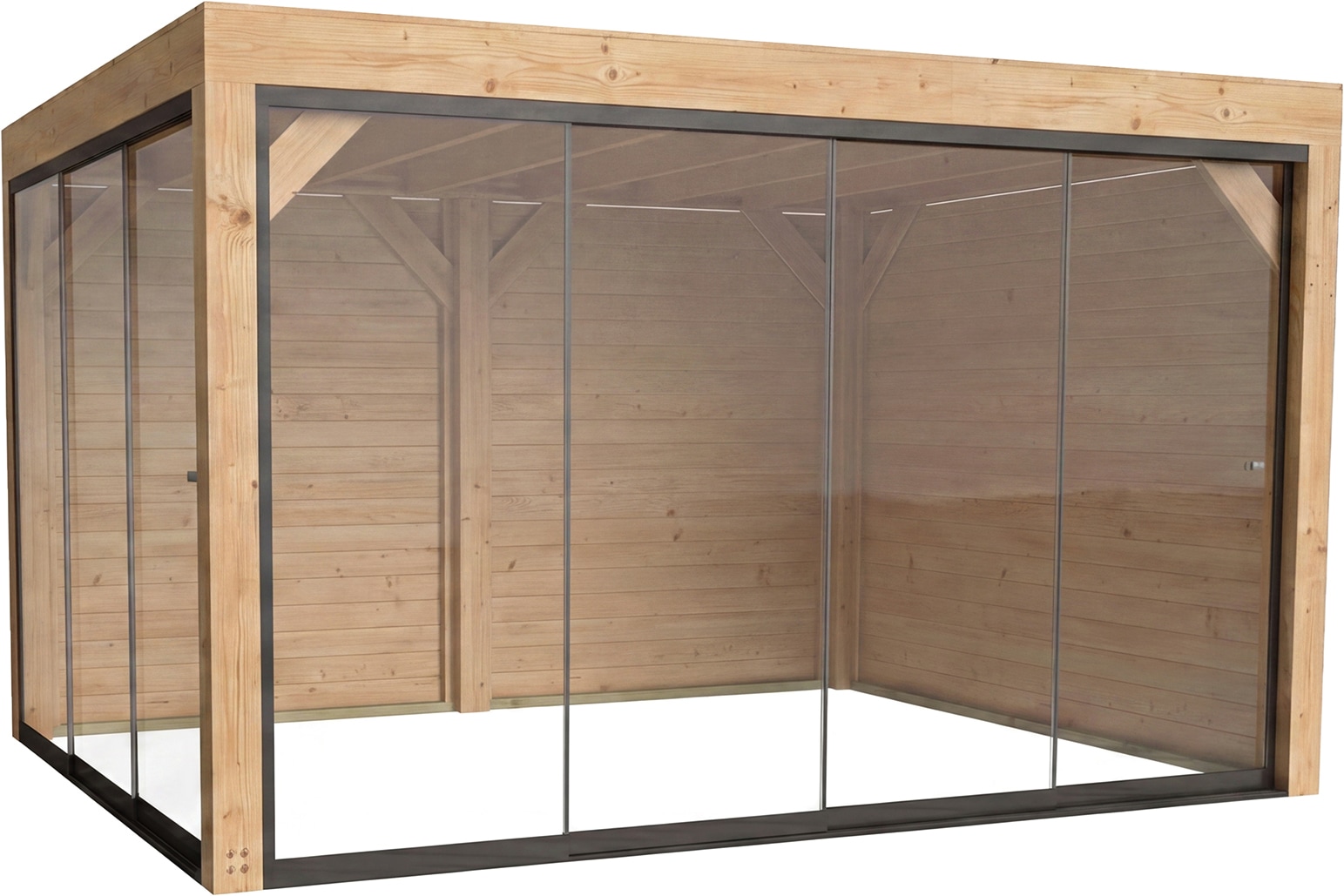 weka Holzpavillon »Lumley Lauben-Set Gr. 2.1« BxTxH: 307x399x245 cm