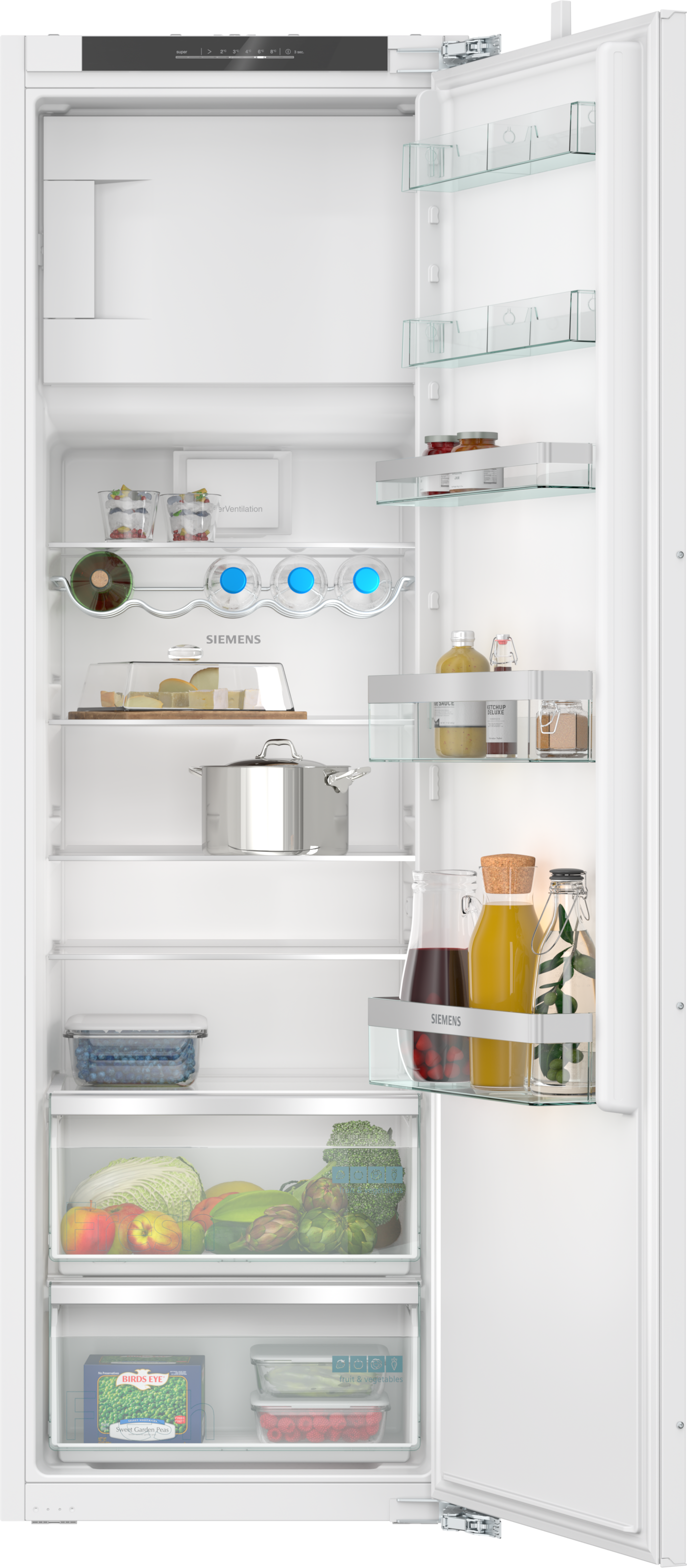 SIEMENS Einbaukühlschrank iQ300 "KI82LVFE0" 177,2 cm hoch 54,1 cm breit günstig online kaufen