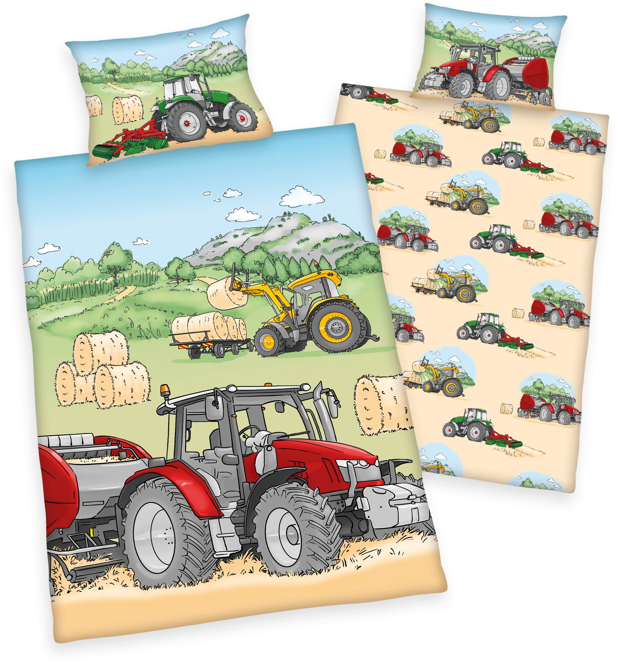 Baby Best Babybettwäsche "Traktor" 2 Stk. mit tollem Motiv günstig online kaufen