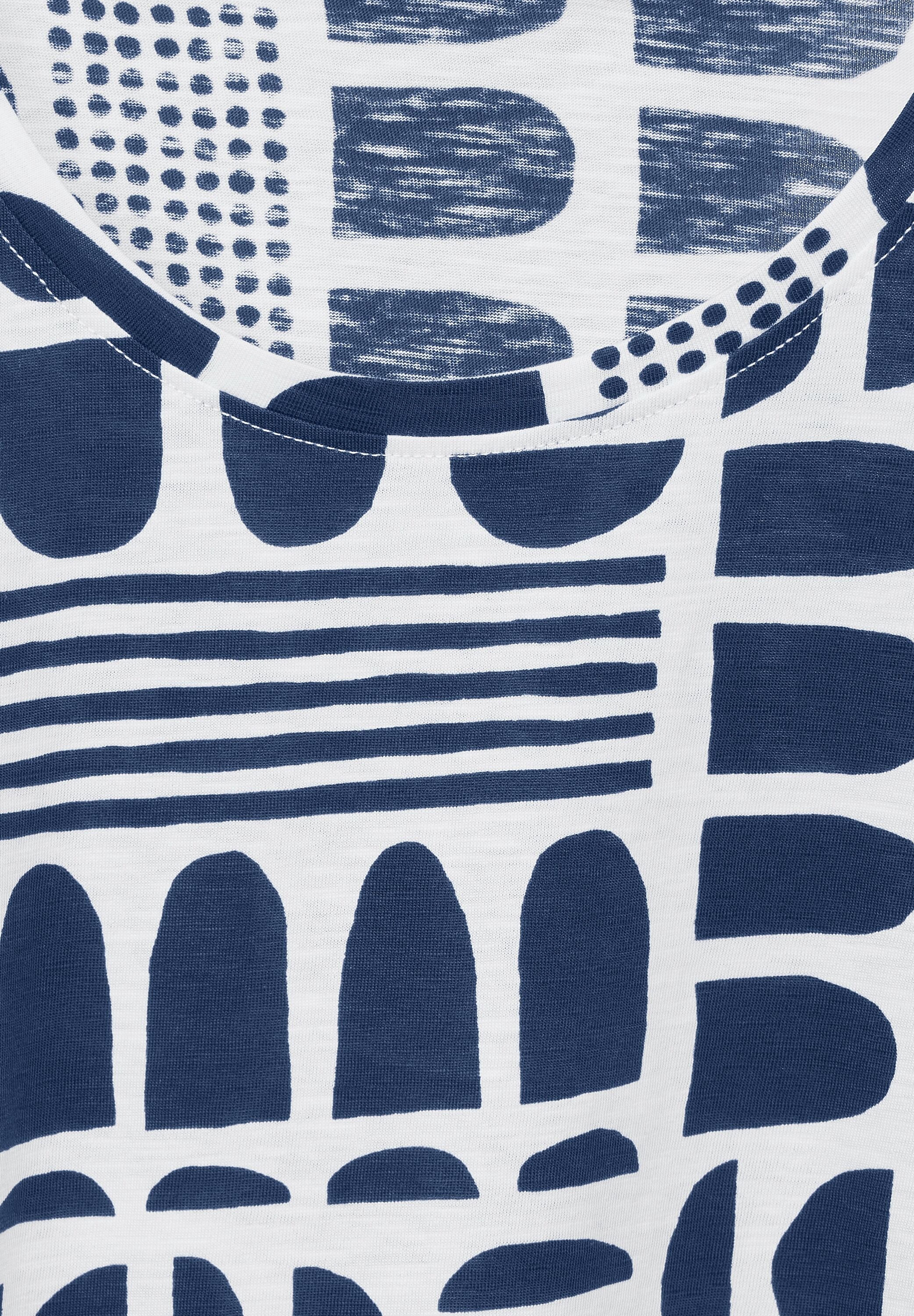 Cecil Rundhalsshirt, aus reiner Baumwolle